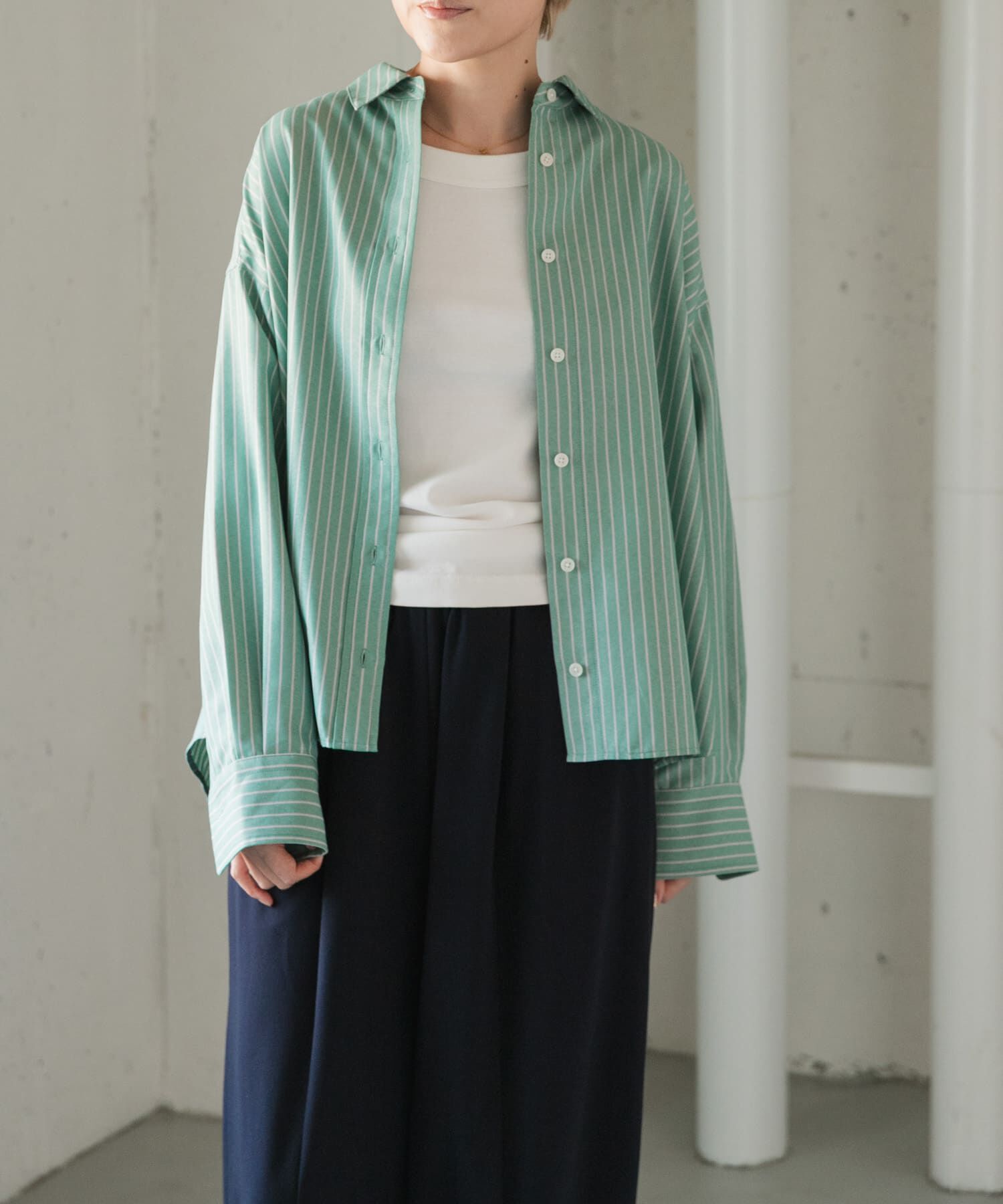 URBAN RESEARCH DOORS「FORK&SPOON　PEオックスシャツ」|シャツ・ブラウス|