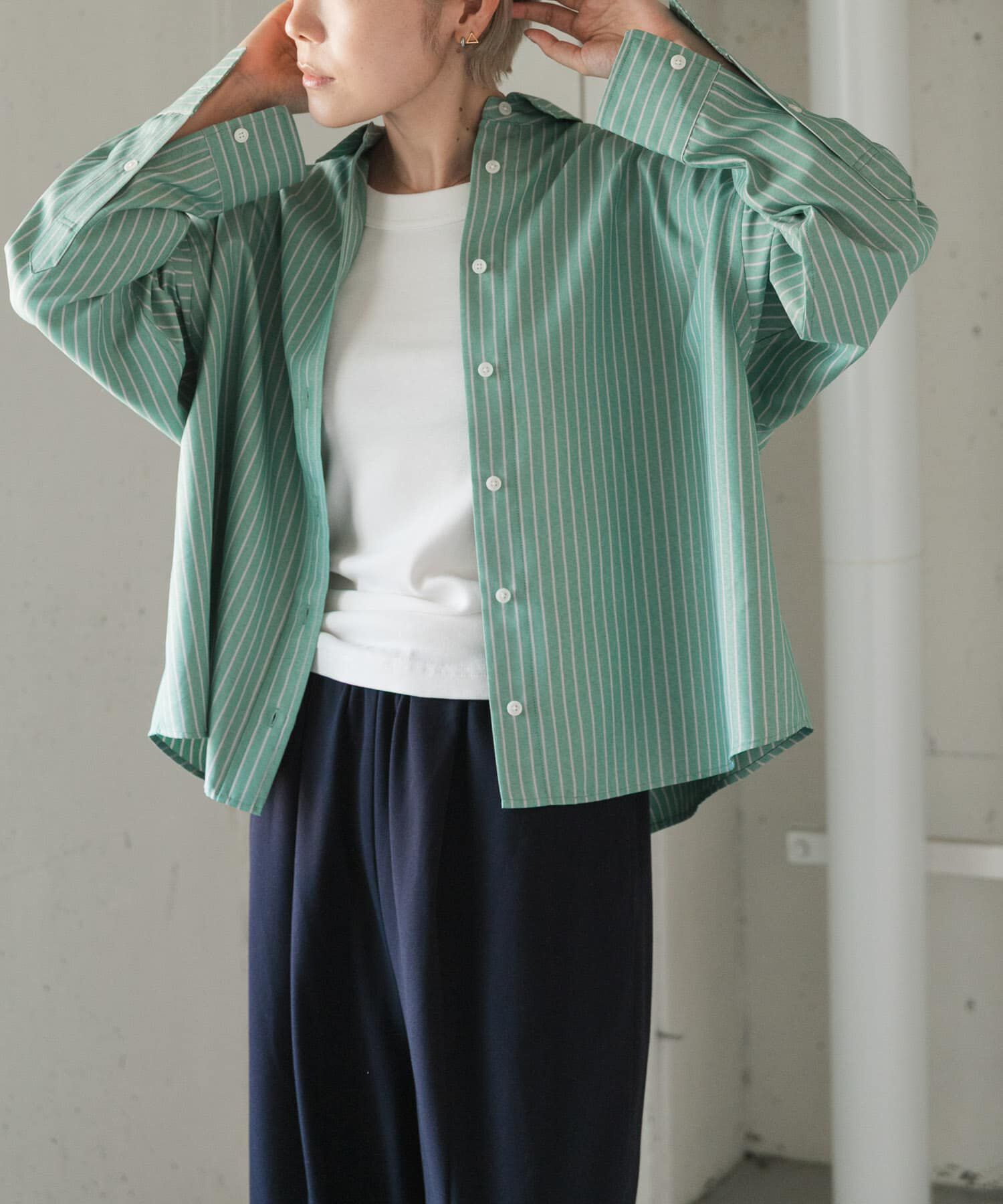 URBAN RESEARCH DOORS「FORK&SPOON　PEオックスシャツ」|シャツ・ブラウス|