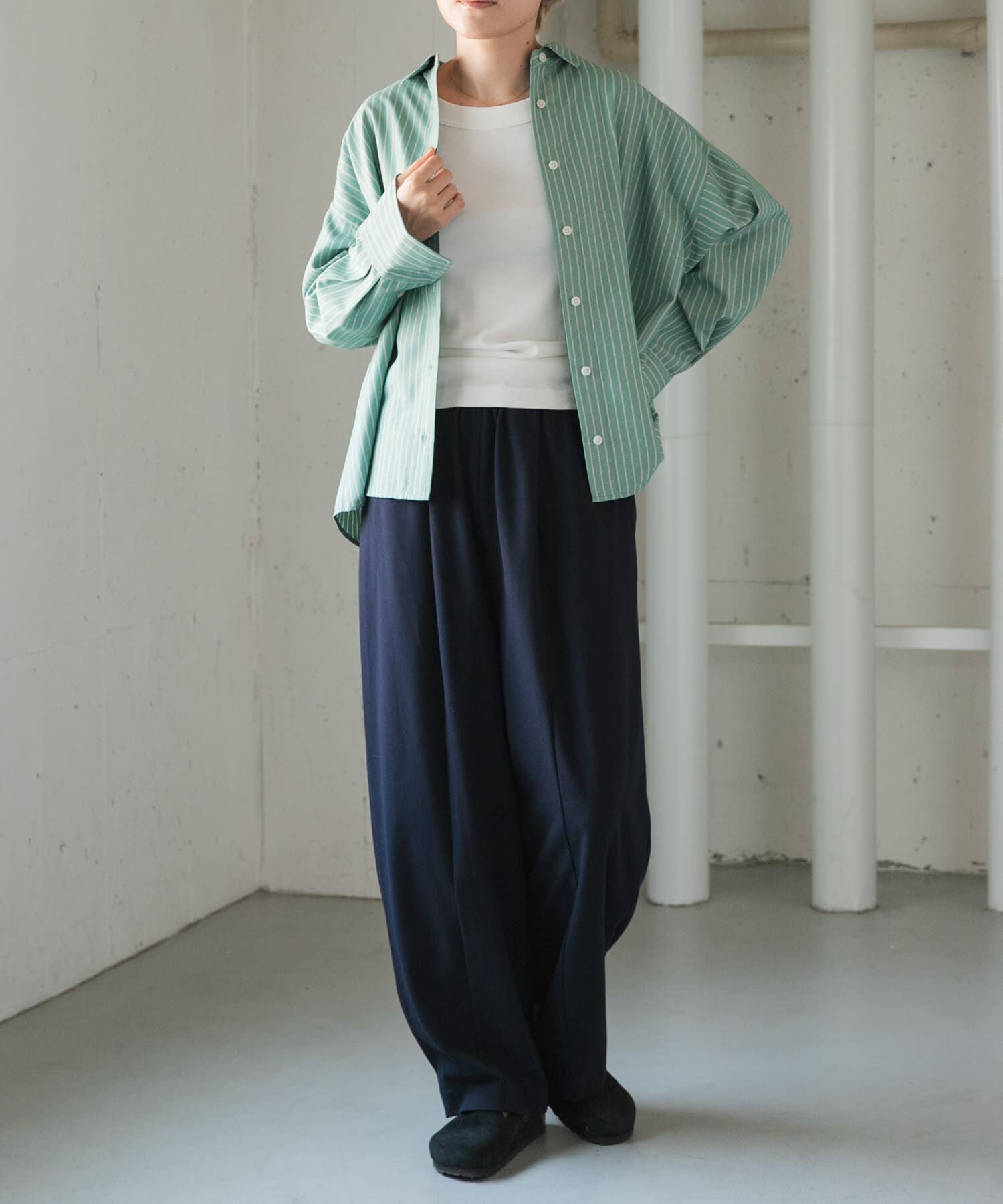 URBAN RESEARCH DOORS「FORK&SPOON　PEオックスシャツ」|シャツ・ブラウス|