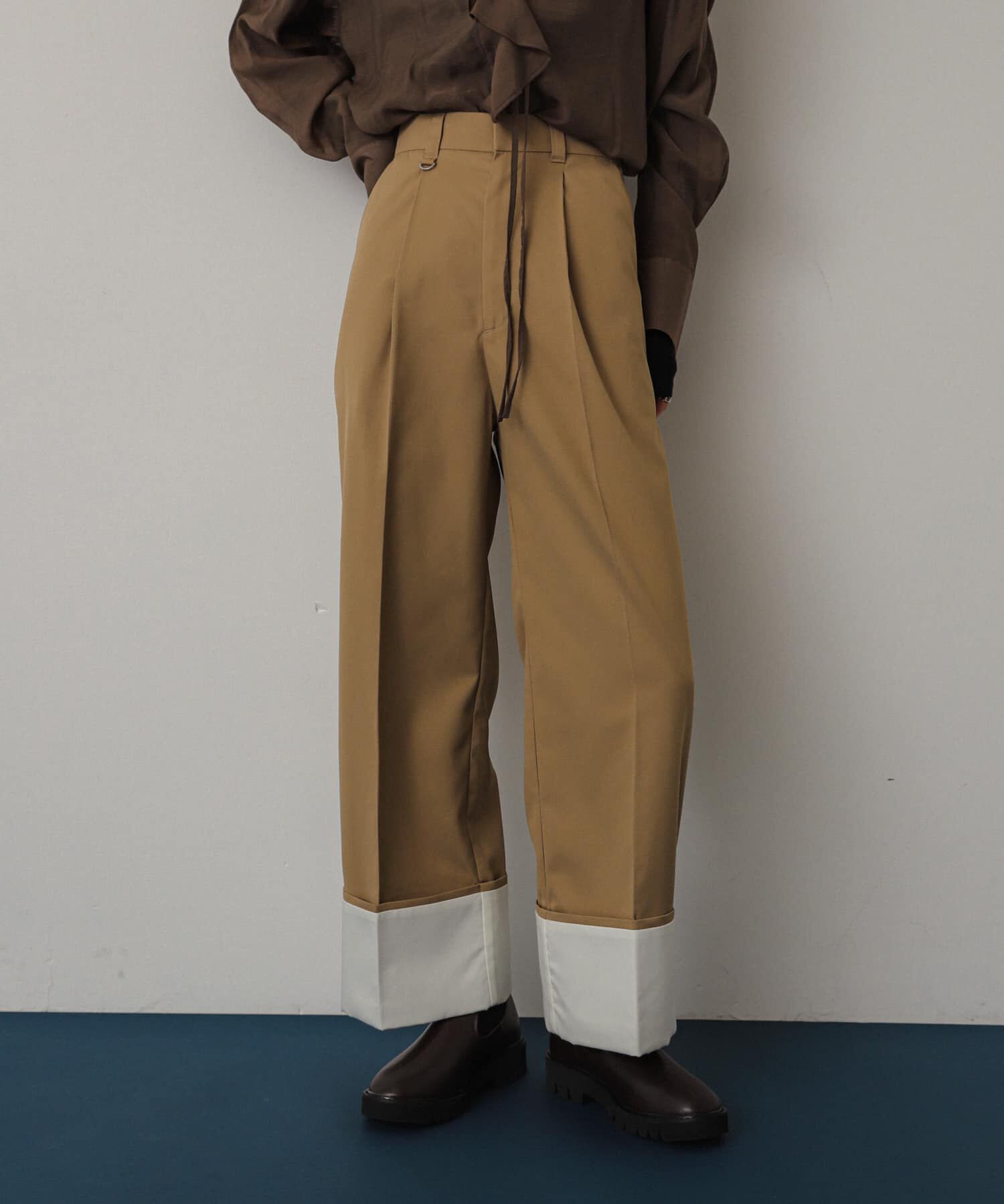 SENSE OF PLACE by URBAN RESEARCH「ワイドターンバックパンツ」|その他|