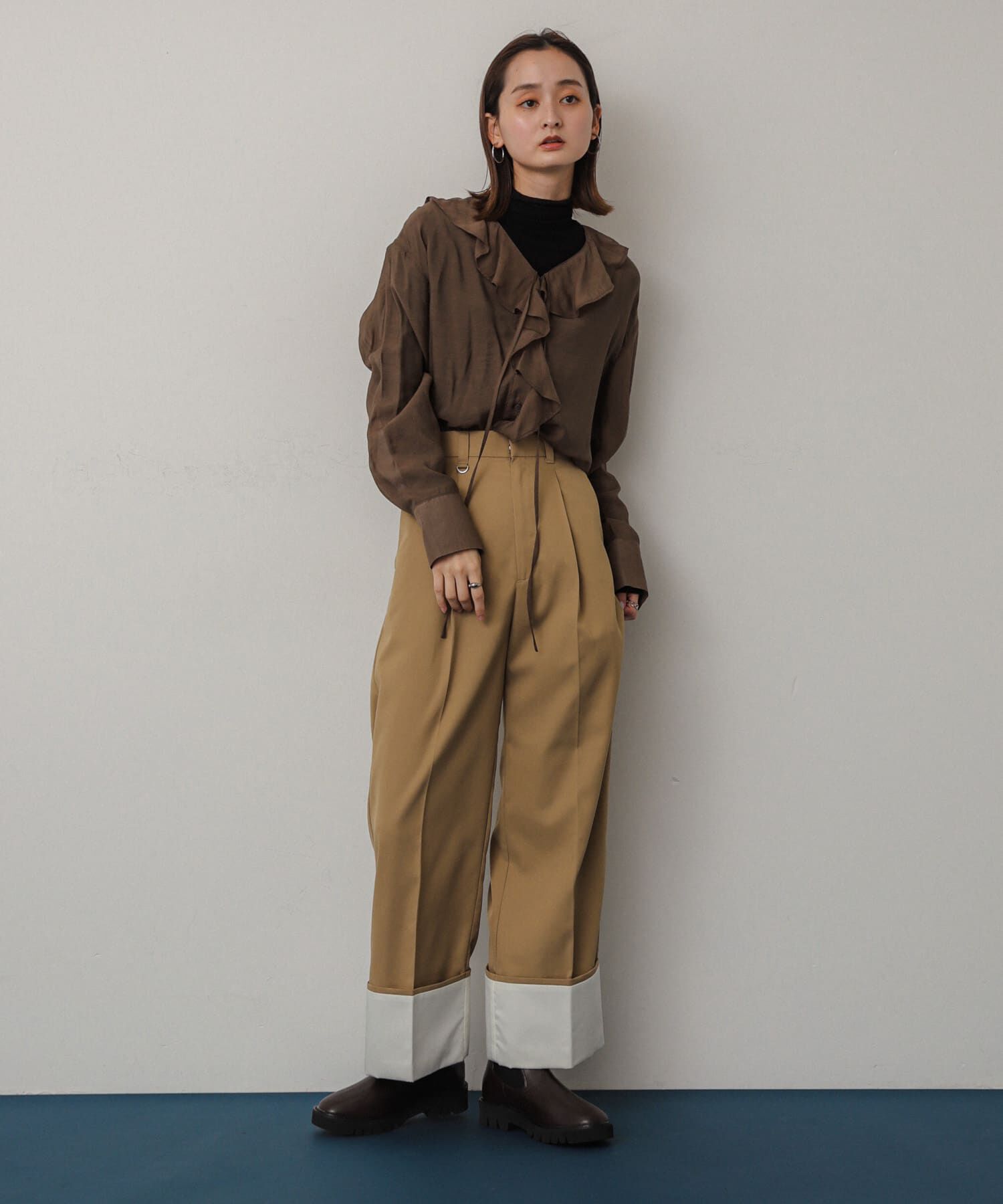SENSE OF PLACE by URBAN RESEARCH「ワイドターンバックパンツ」|その他|