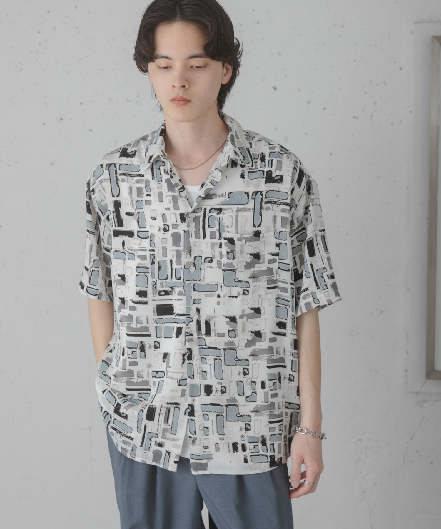 SENSE OF PLACE by URBAN RESEARCH「アソートパターンレギュラーカラーショートスリーブシャツ」|シャツ・ブラウス|