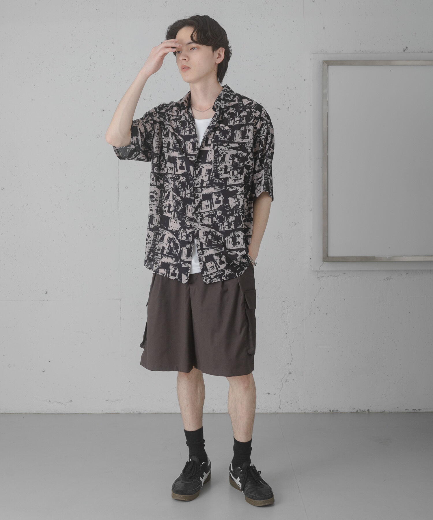 SENSE OF PLACE by URBAN RESEARCH「アソートパターンレギュラーカラーショートスリーブシャツ」|シャツ・ブラウス|