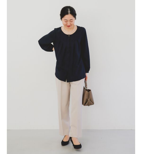 le.coeur blanc「ツインクロスタックストレートパンツ」|その他|