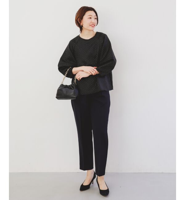 le.coeur blanc「ツインクロスタックストレートパンツ」|その他|