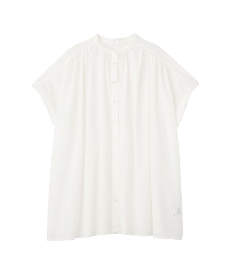 AMERICAN HOLIC「【WEB限定】イージーケア+接触冷感 フレンチスリーブギャザーシャツ」|シャツ・ブラウス|