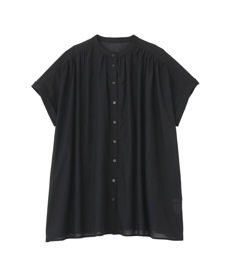 AMERICAN HOLIC「【WEB限定】イージーケア+接触冷感 フレンチスリーブギャザーシャツ」|シャツ・ブラウス|