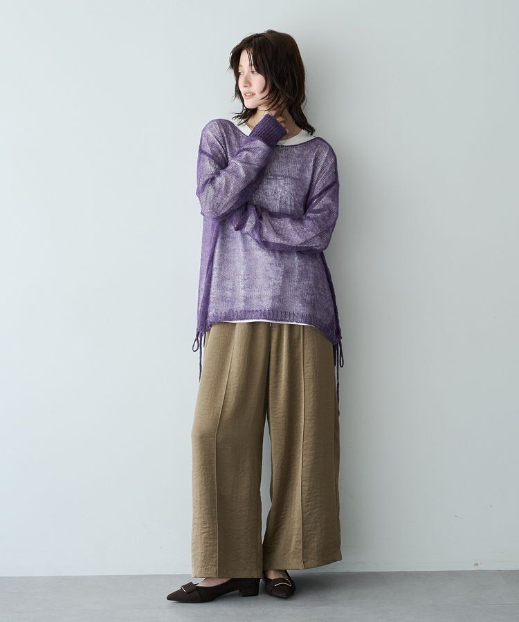 Editt by YECCA VECCA「ビンテージサテンワイドパンツ」|その他|