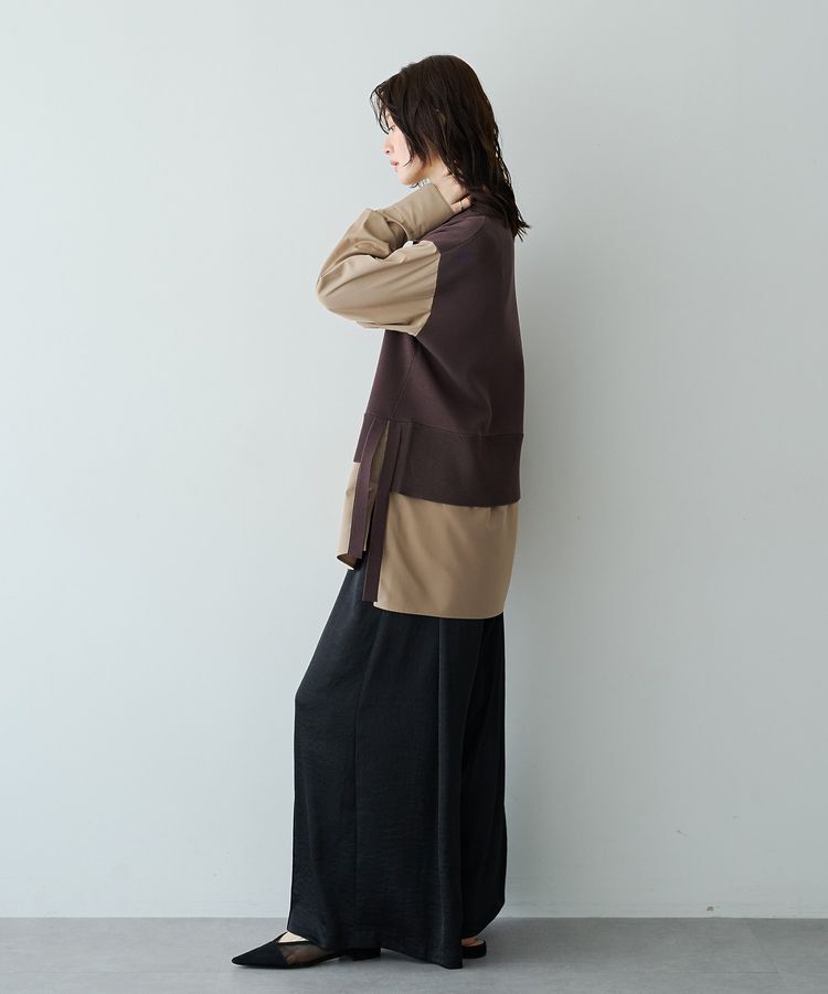 Editt by YECCA VECCA「ビンテージサテンワイドパンツ」|その他|