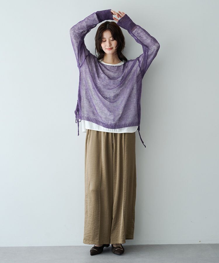 Editt by YECCA VECCA「ビンテージサテンワイドパンツ」|その他|