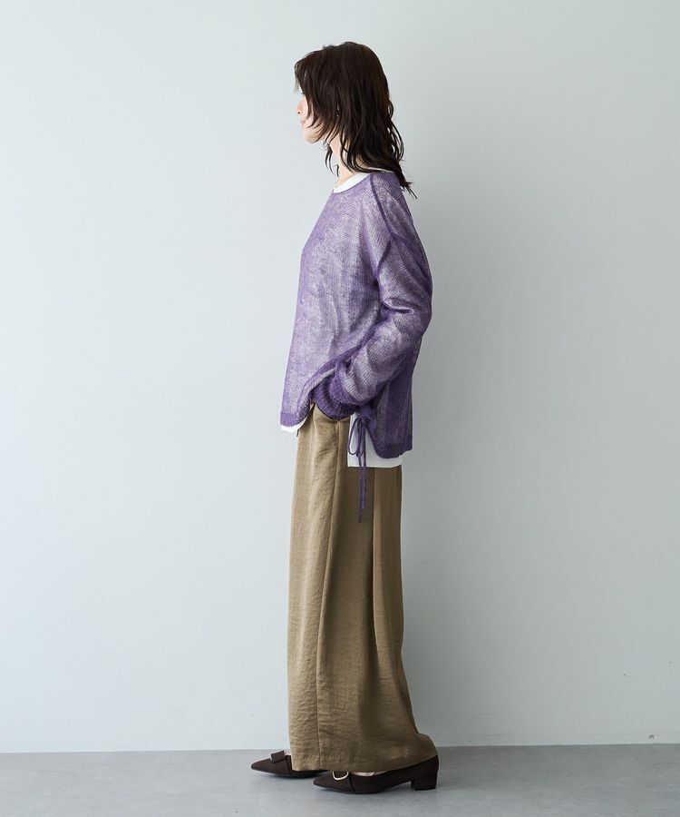 Editt by YECCA VECCA「ビンテージサテンワイドパンツ」|その他|