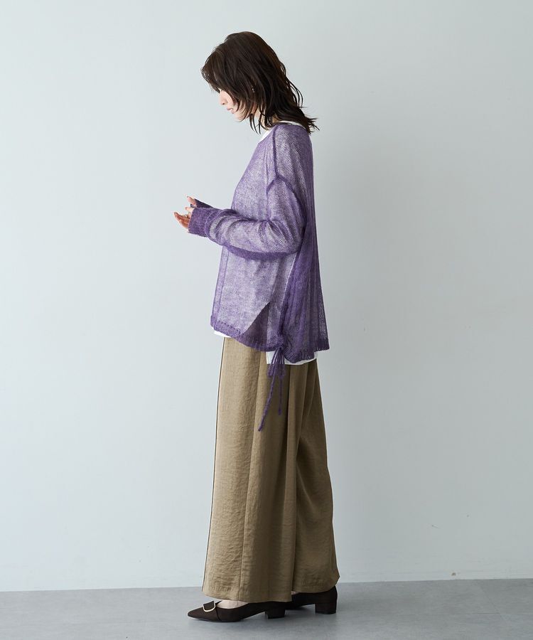 Editt by YECCA VECCA「ビンテージサテンワイドパンツ」|その他|