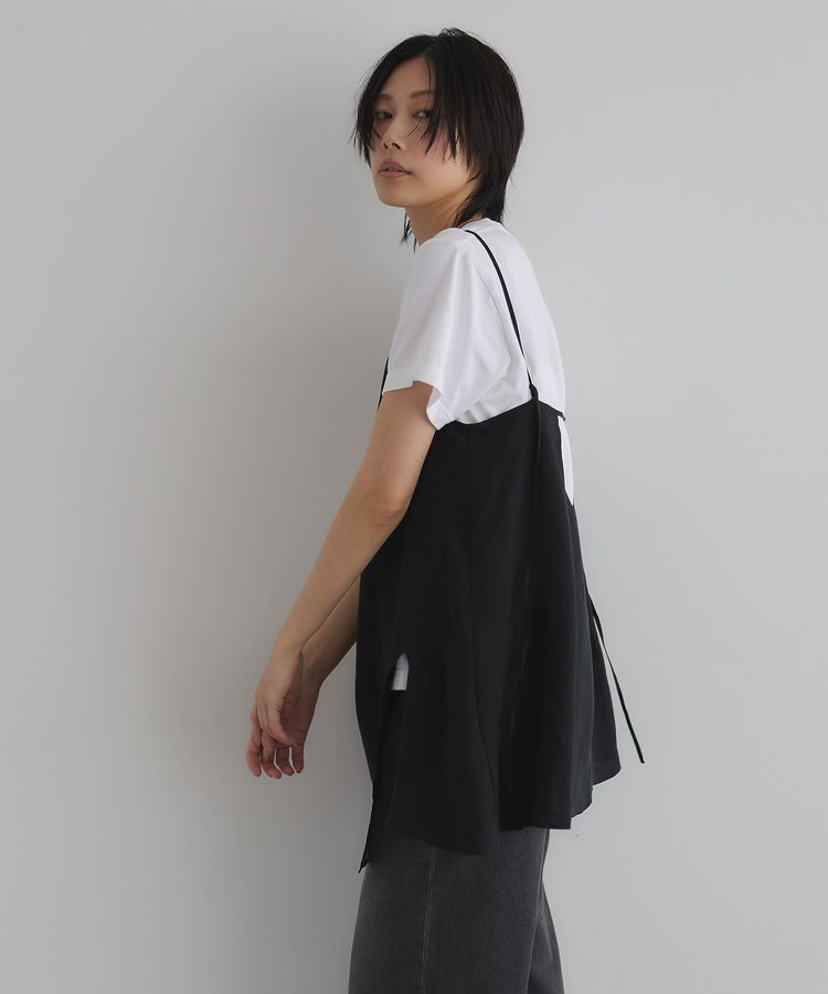 GARAGE OF GOOD CLOTHING「【日本製】キュプラアシンメトリーキャミビスチェ」|ベスト・ジレ|