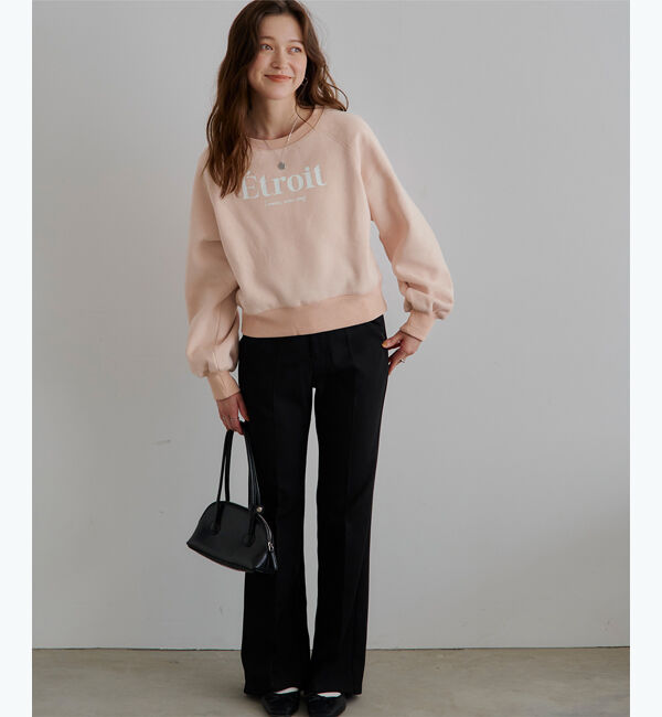 titivate「裏起毛ロゴプリントプルオーバー」|Tシャツ・カットソー|