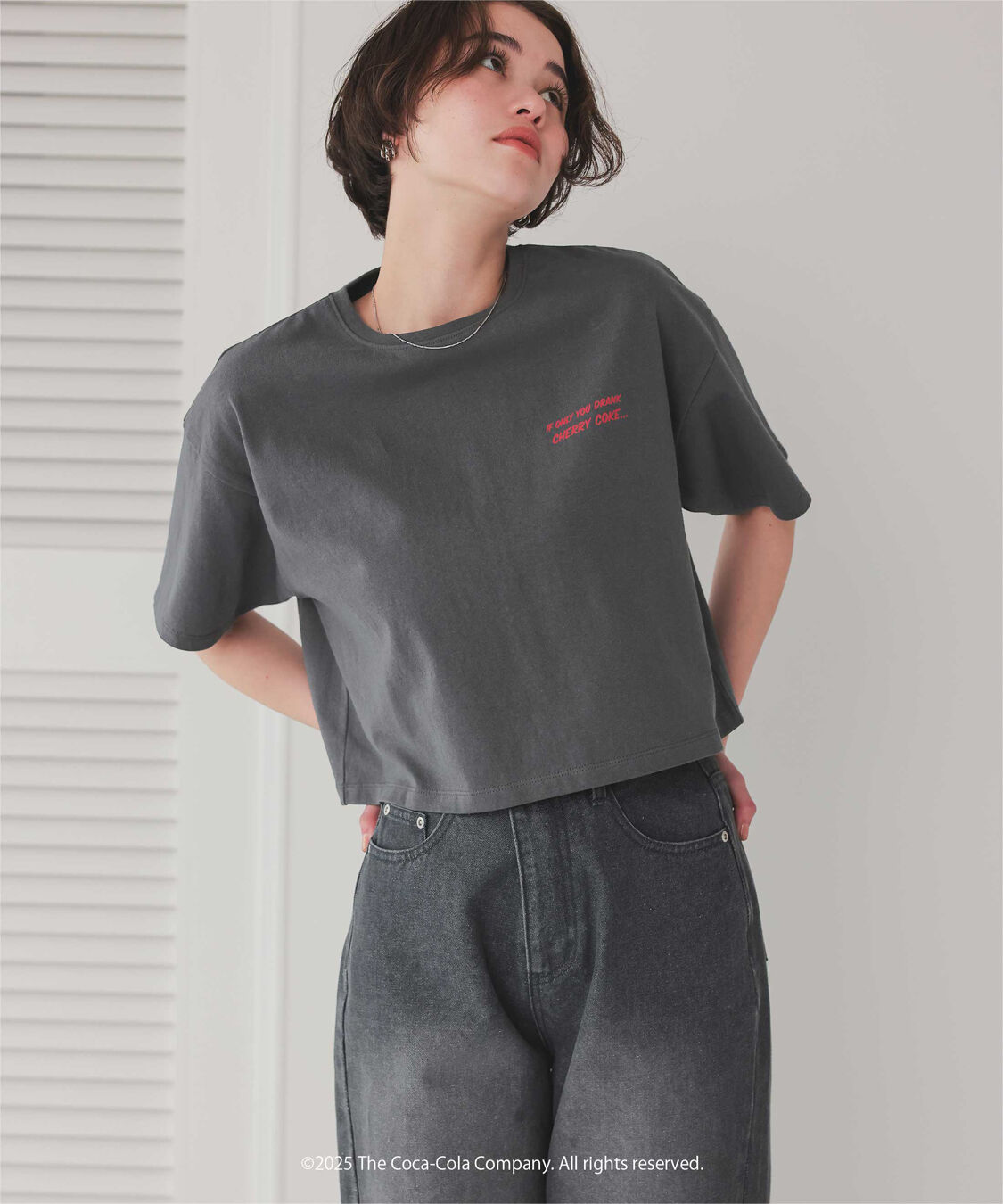 titivate「チェリーコーク クロップドTシャツ」|Tシャツ・カットソー|