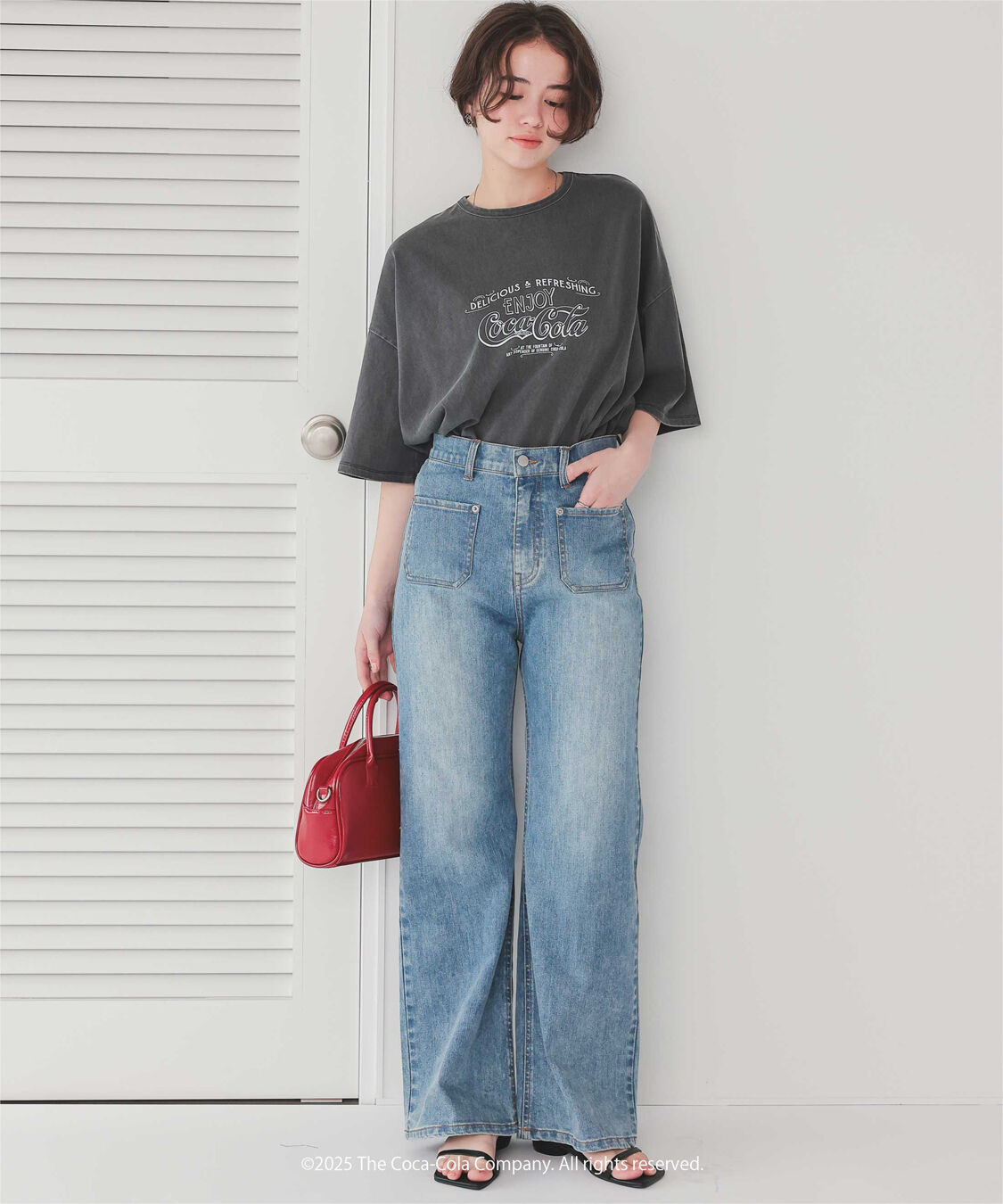 titivate「コカ･コーラ オーバーサイズTシャツ」|Tシャツ・カットソー|
