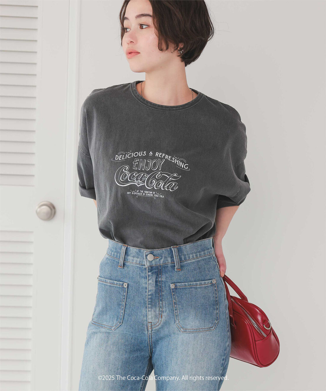 titivate「コカ･コーラ オーバーサイズTシャツ」|Tシャツ・カットソー|