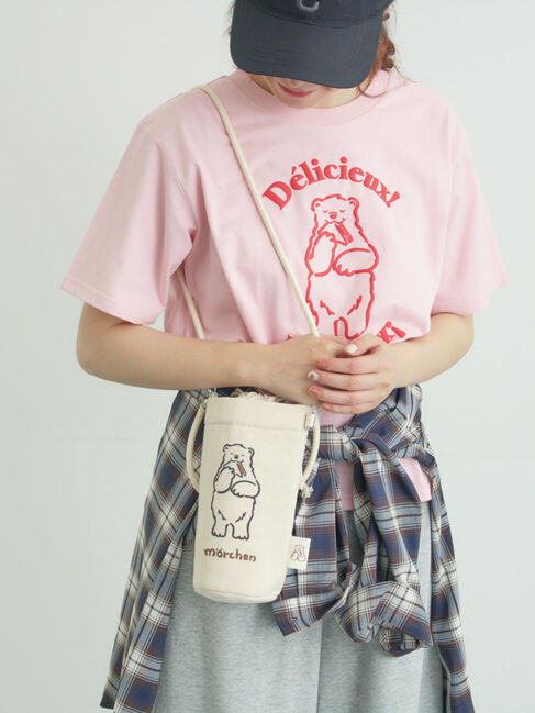 Samansa Mos2「【メルヘン&times;Samansa Mos2】発泡プリントTシャツ」|Tシャツ・カットソー|