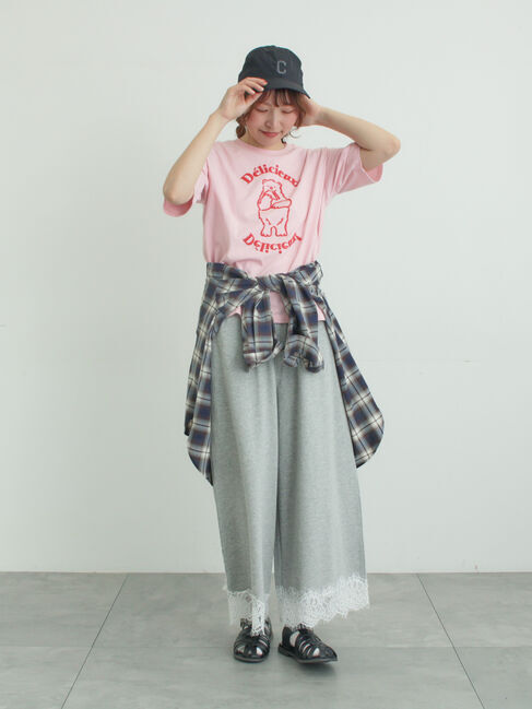 Samansa Mos2「【メルヘン&times;Samansa Mos2】発泡プリントTシャツ」|Tシャツ・カットソー|