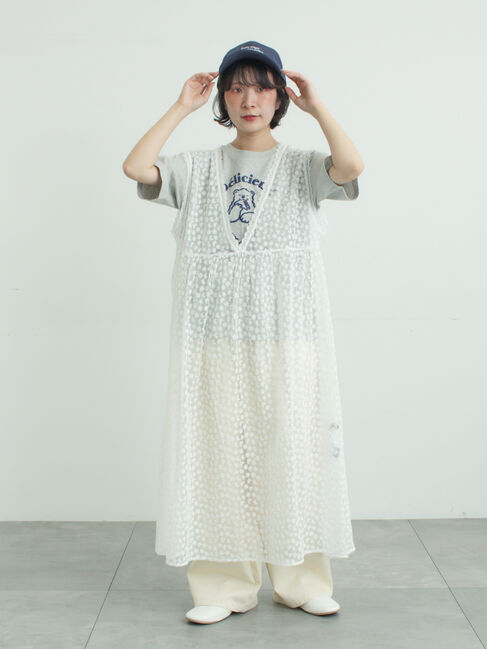 Samansa Mos2「【メルヘン&times;Samansa Mos2】発泡プリントTシャツ」|Tシャツ・カットソー|