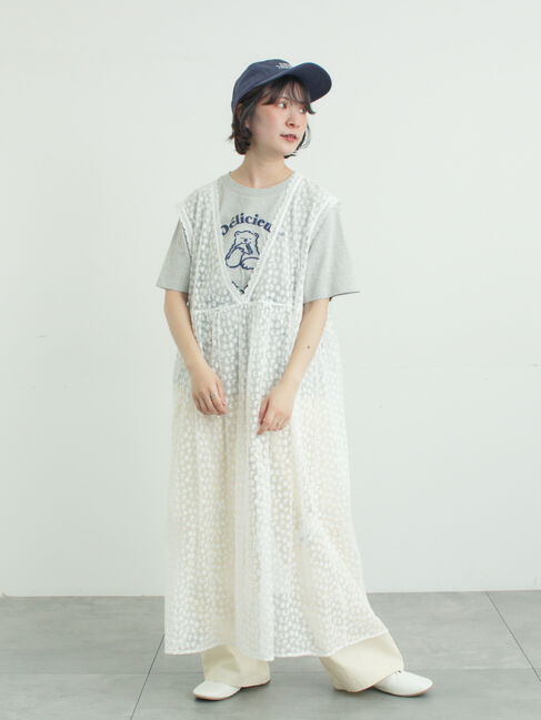 Samansa Mos2「【メルヘン&times;Samansa Mos2】発泡プリントTシャツ」|Tシャツ・カットソー|