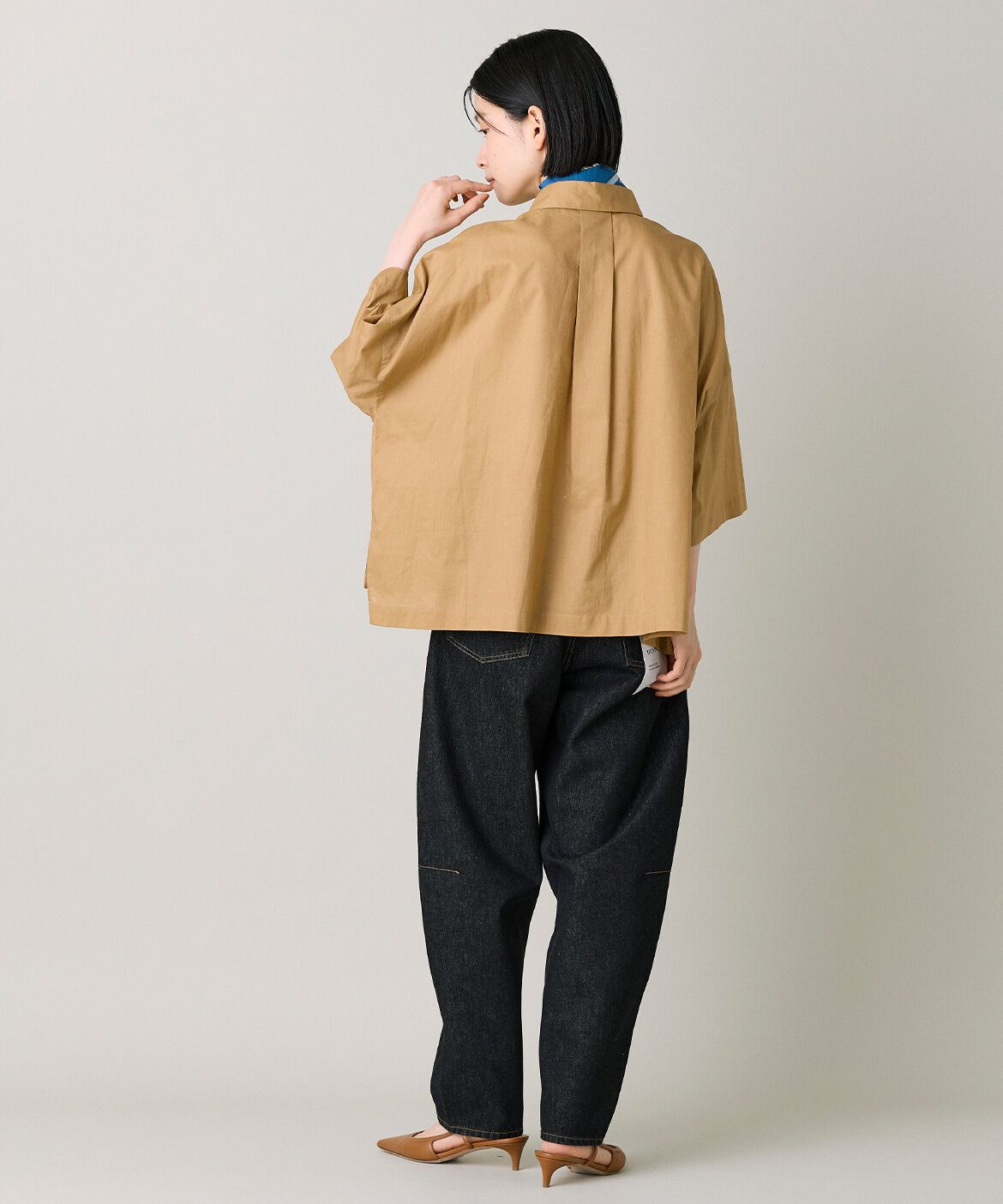 DAY by DAY it&rsquo;s international「5分袖シャツブラウス｜揺れる変形裾で魅せる大人の旬ブラウス」|シャツ・ブラウス|