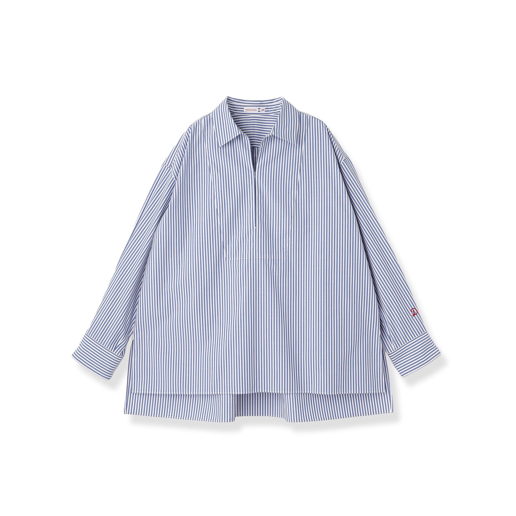 DRESSTERIOR「【接触冷感/UVカット/着回し】スキッパーブラウス」|シャツ・ブラウス|