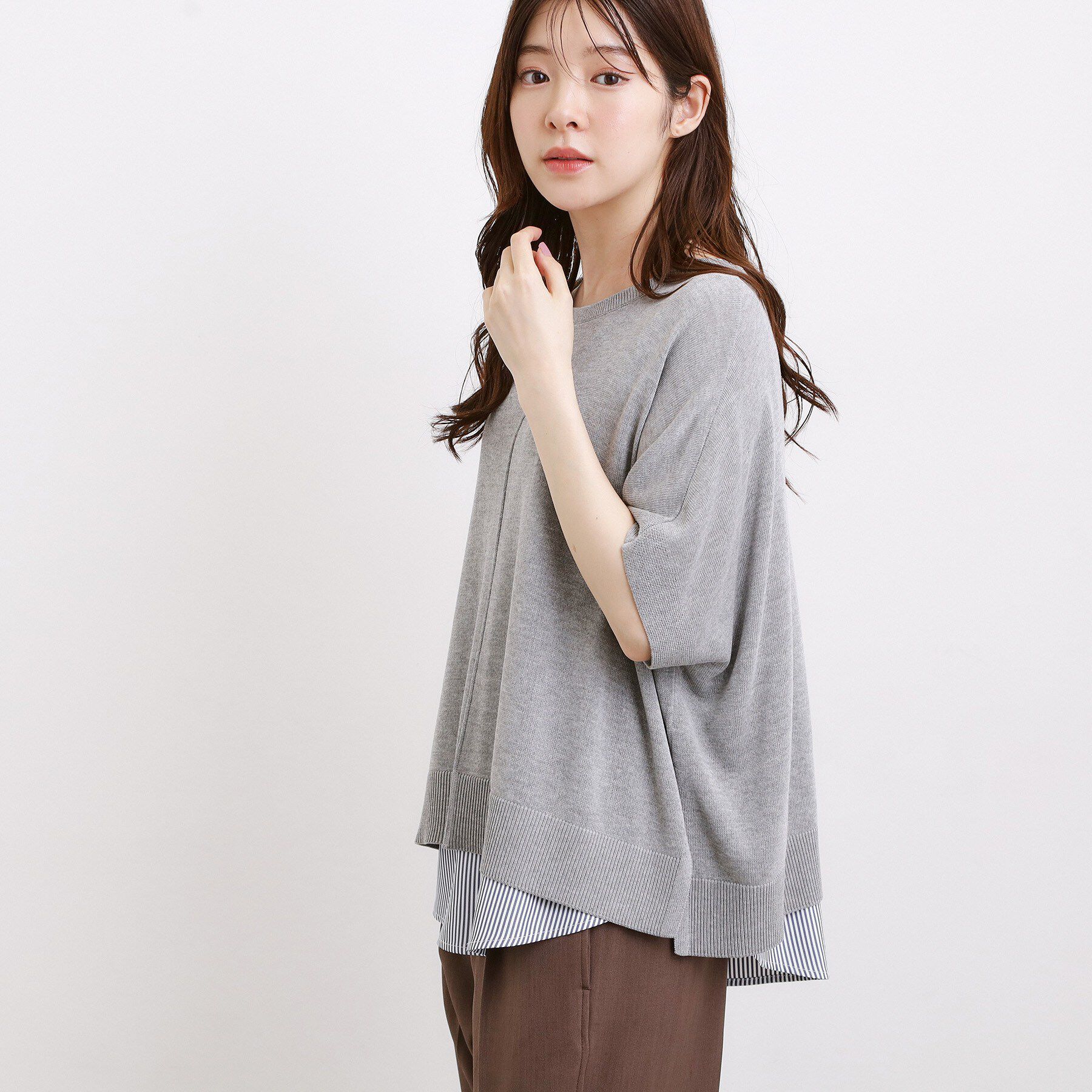 grove「【体系カバー◎】ニット&times;インナーシャツタンクSET」|その他|