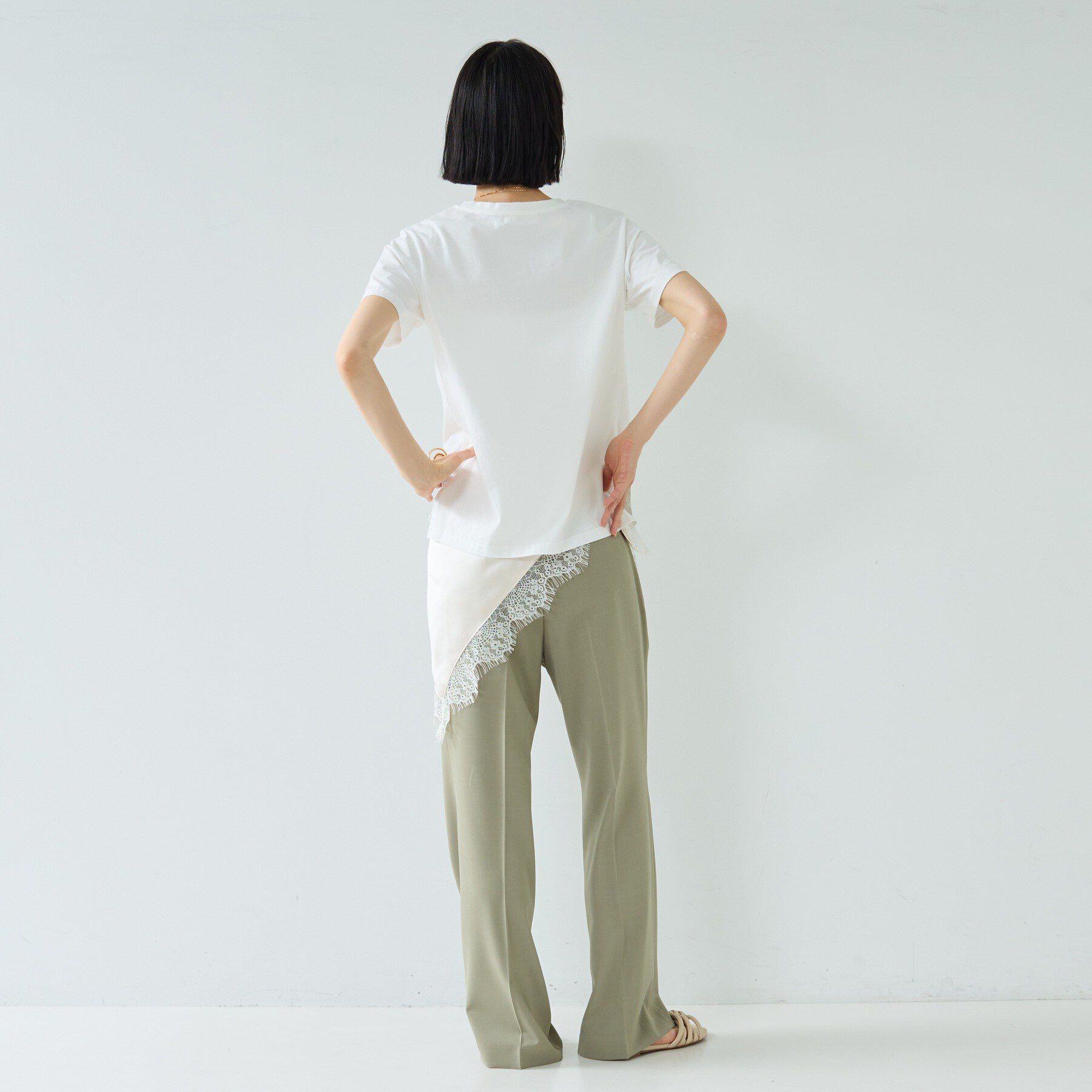 GALLEST「Comfy SET UP｜ストレートフレアパンツ【セットアップ対応／通勤／カセット服／接触冷感／UV」|その他|