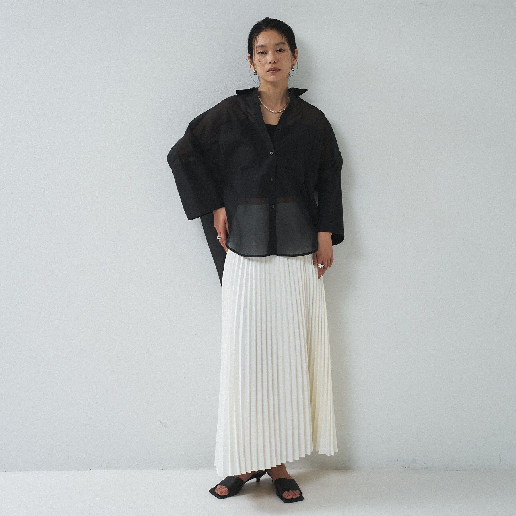 GALLEST「【接触冷感】シアーコクーンブラウス」|シャツ・ブラウス|