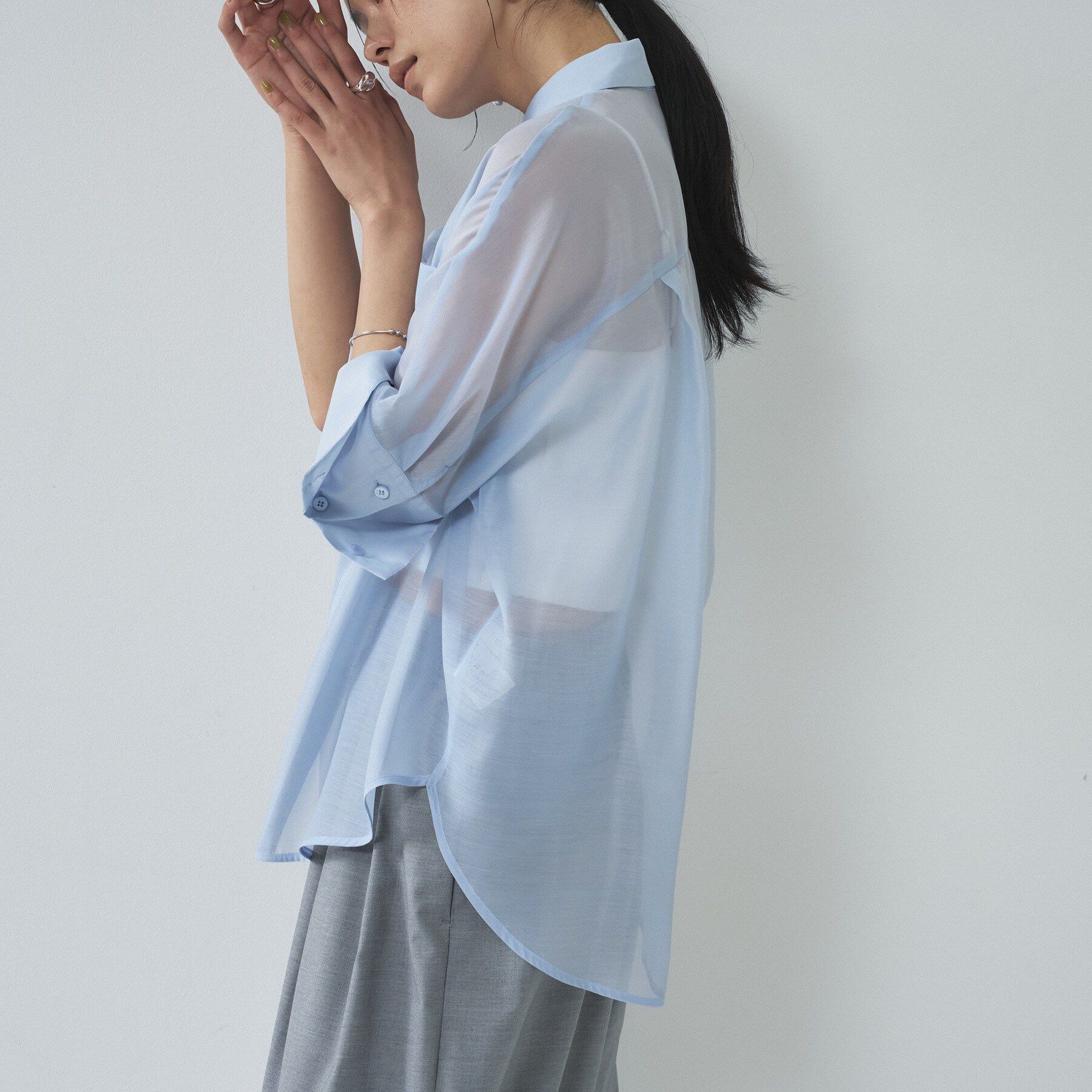 GALLEST「【接触冷感】シアーコクーンブラウス」|シャツ・ブラウス|