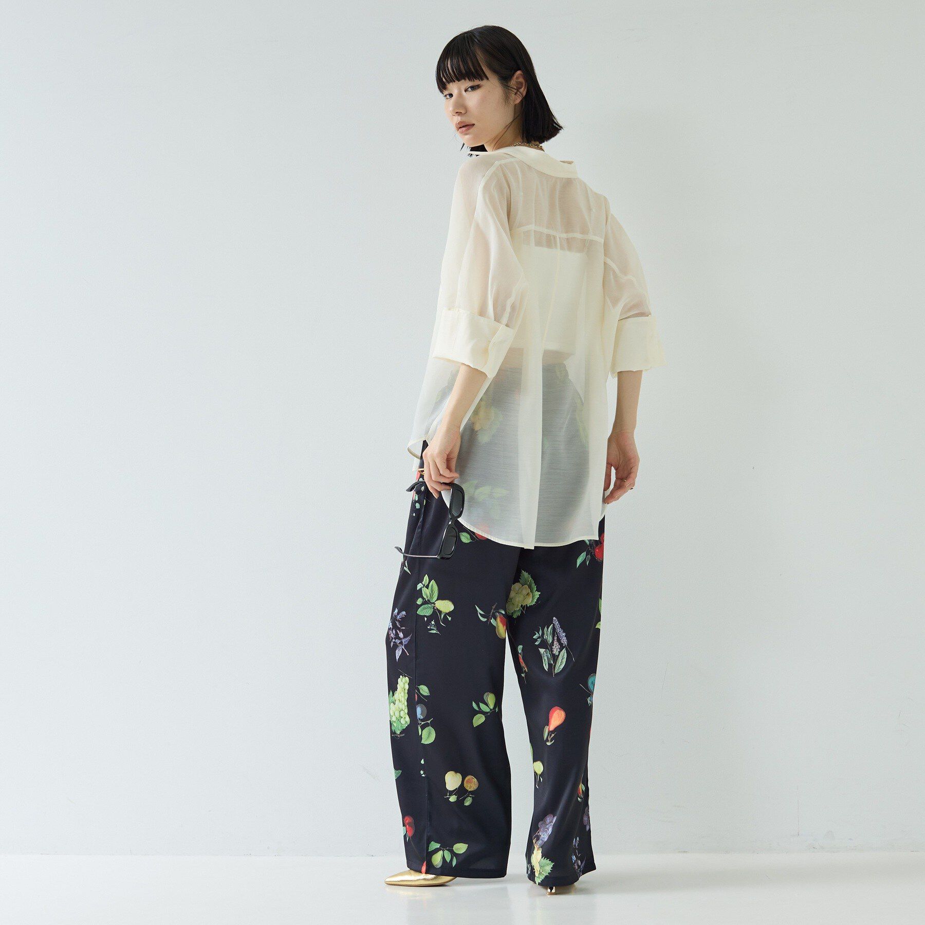 GALLEST「【接触冷感】シアーコクーンブラウス」|シャツ・ブラウス|