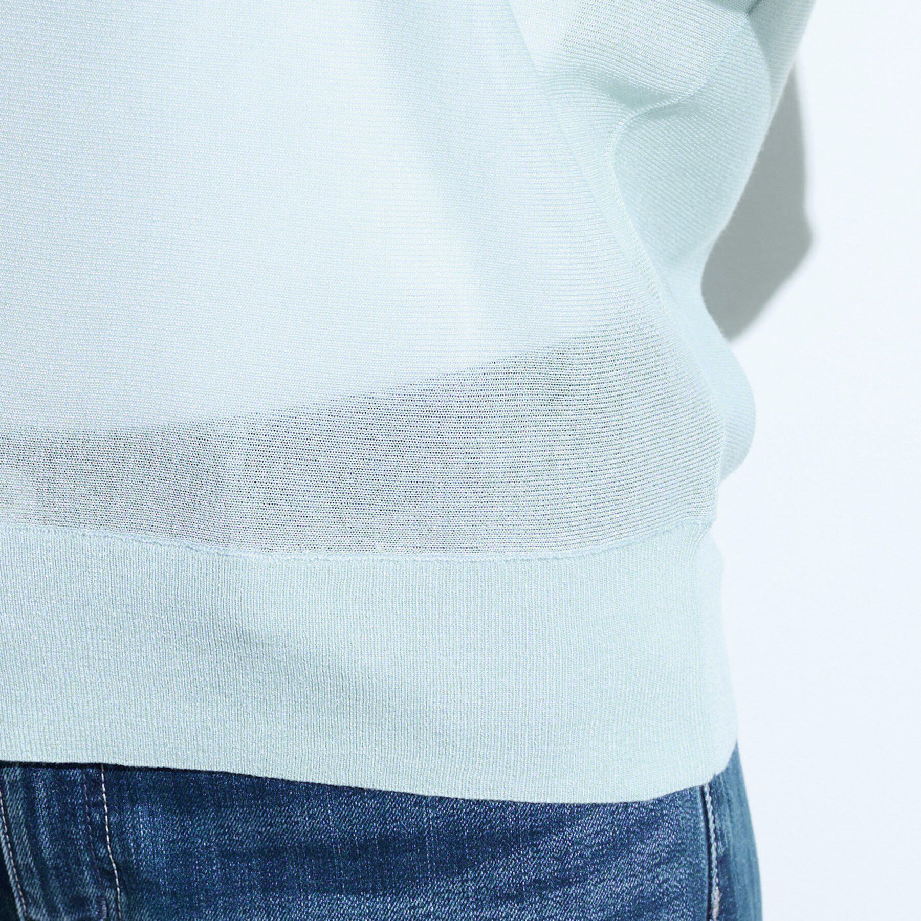 INDIVI「【体型カバー／洗える】シアードルマンニット」|ニット・セーター|