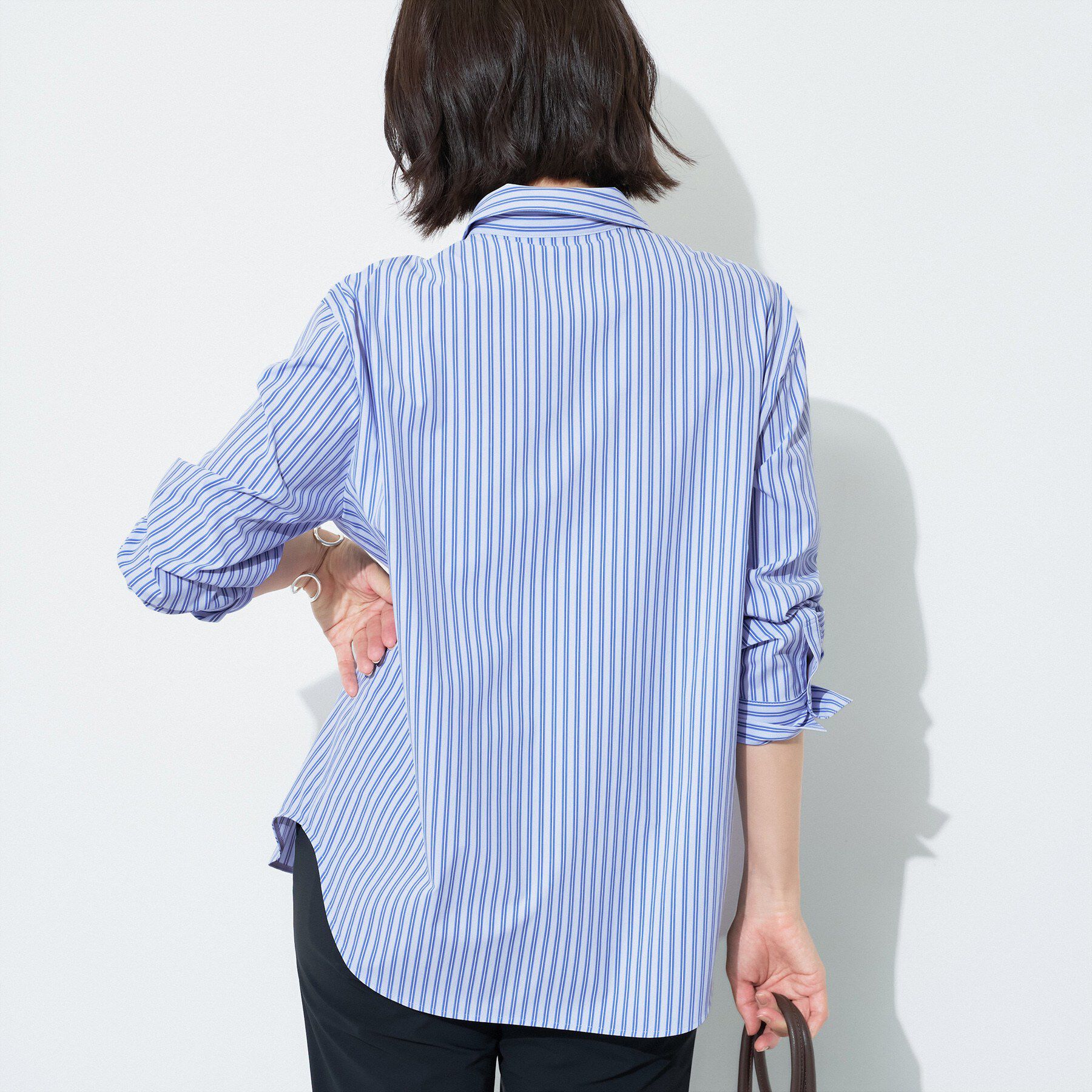 INDIVI「【UV／接触冷感／高ストレッチ】フロントタックシャツ」|シャツ・ブラウス|