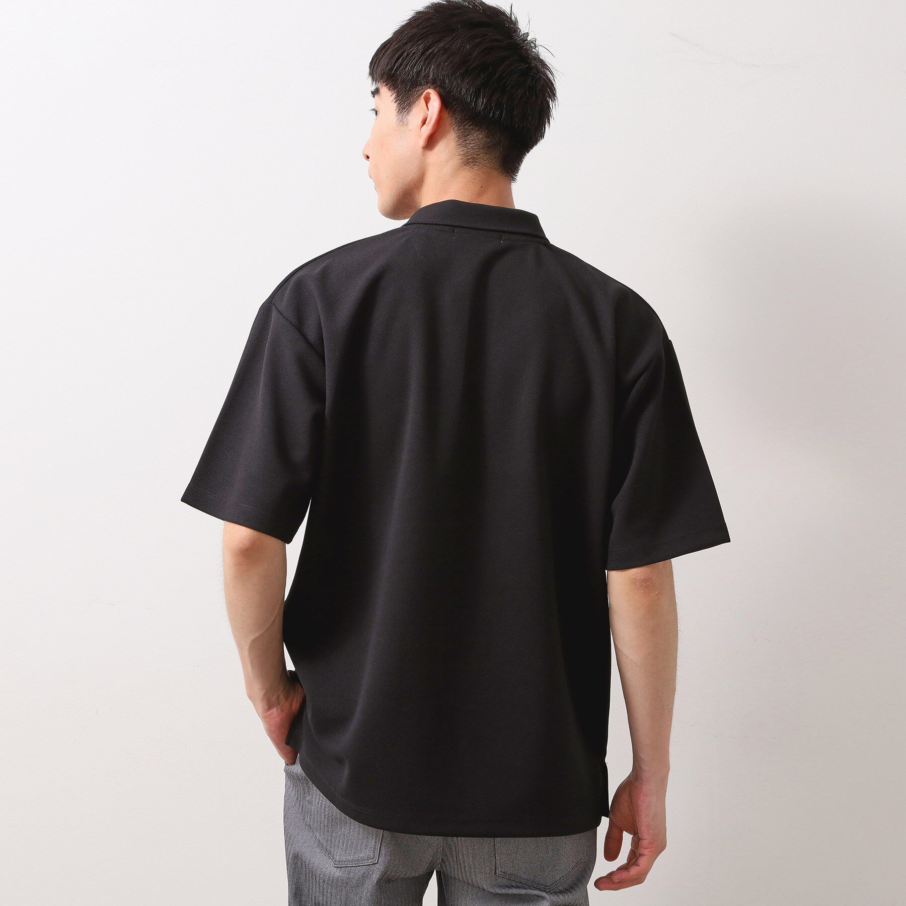 THE SHOP TK「ドライタッチカノコポロシャツ 洗濯機OK」|ポロシャツ|