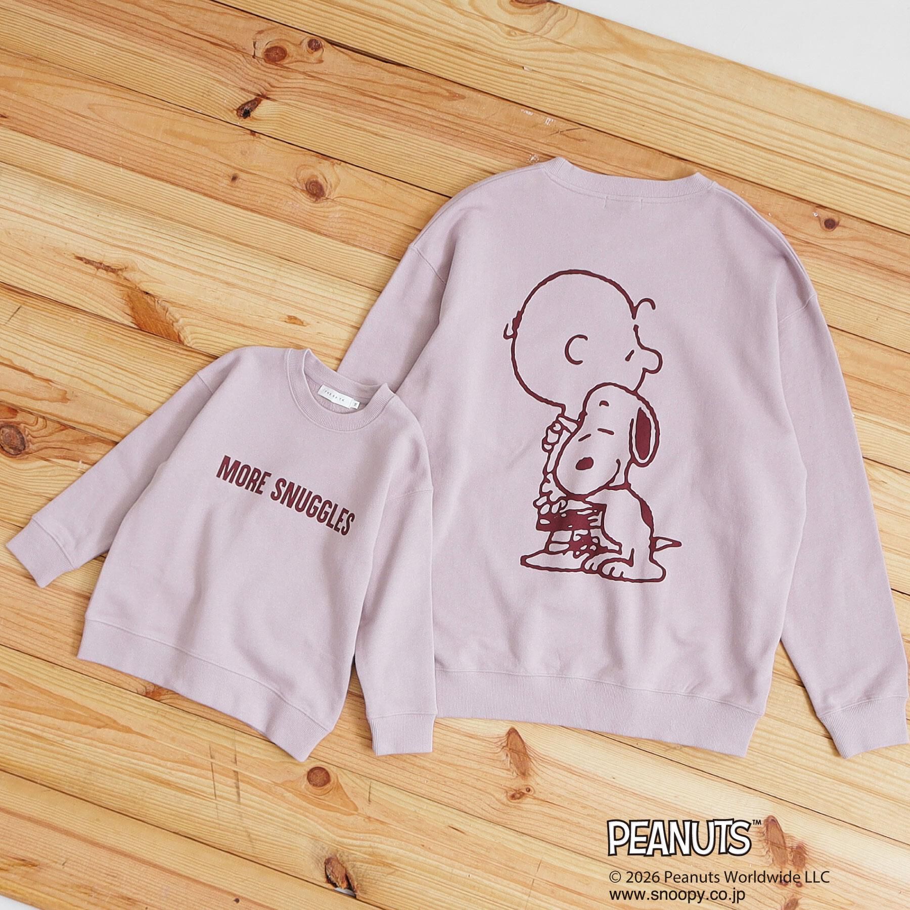 THE SHOP TK「PEANUTS ／ ピーナッツ スヌーピー ミニ裏毛スウェット」|パーカー|