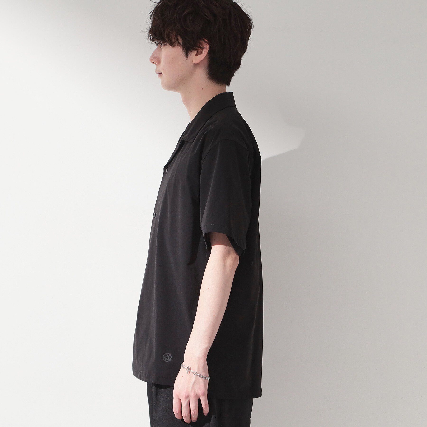 THE SHOP TK「【KURO】 ポリバレント半袖シャツ 接触冷感/UVカット/洗濯機OK」|シャツ・ブラウス|
