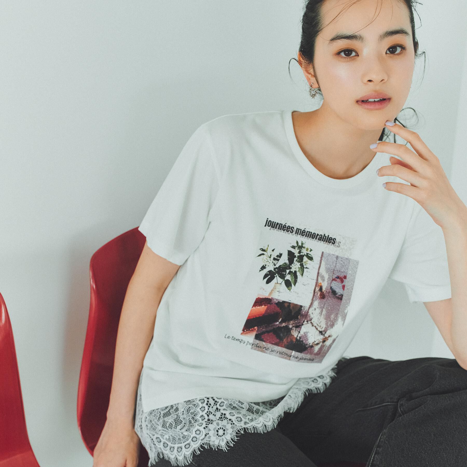 THE SHOP TK「【ひんやり/吸水速乾】プリントアソートTシャツ」|Tシャツ・カットソー|