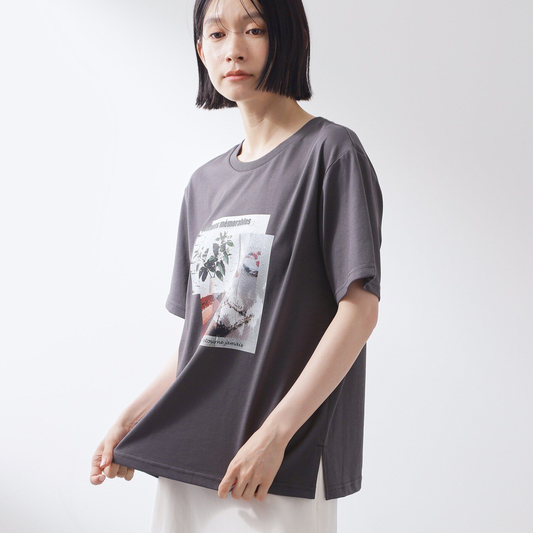 THE SHOP TK「【ひんやり/吸水速乾】プリントアソートTシャツ」|Tシャツ・カットソー|