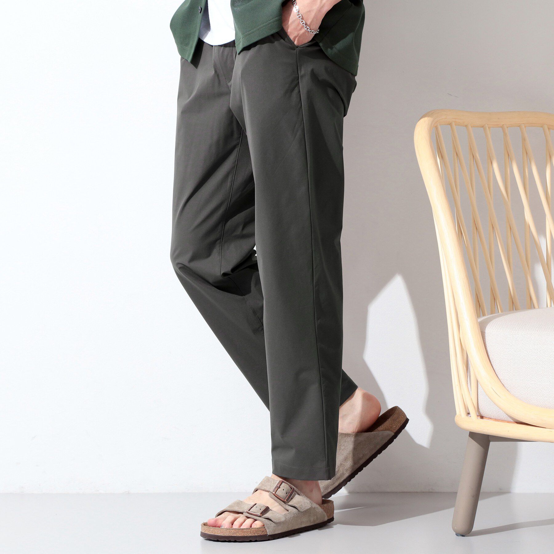 THE SHOP TK「【接触冷感/遮熱/UVカット/防シワ/２WAYストレッチ/軽量】エアリー ライトテックス イージーパ」|その他|