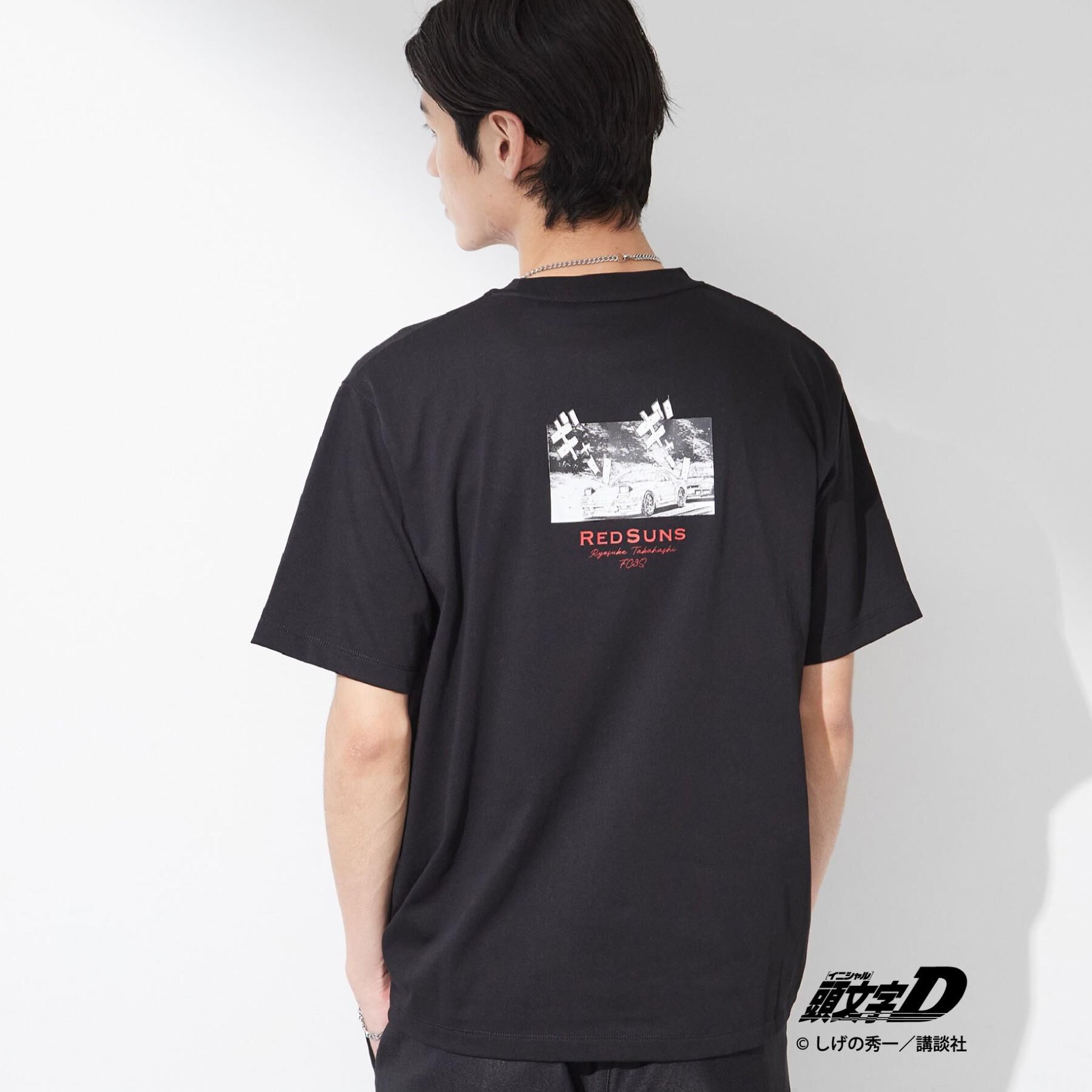 THE SHOP TK「頭文字D 別注 『タカハシ』 グラフィック半袖Tシャツ ステッカー＆チャーム付き」|Tシャツ・カットソー|