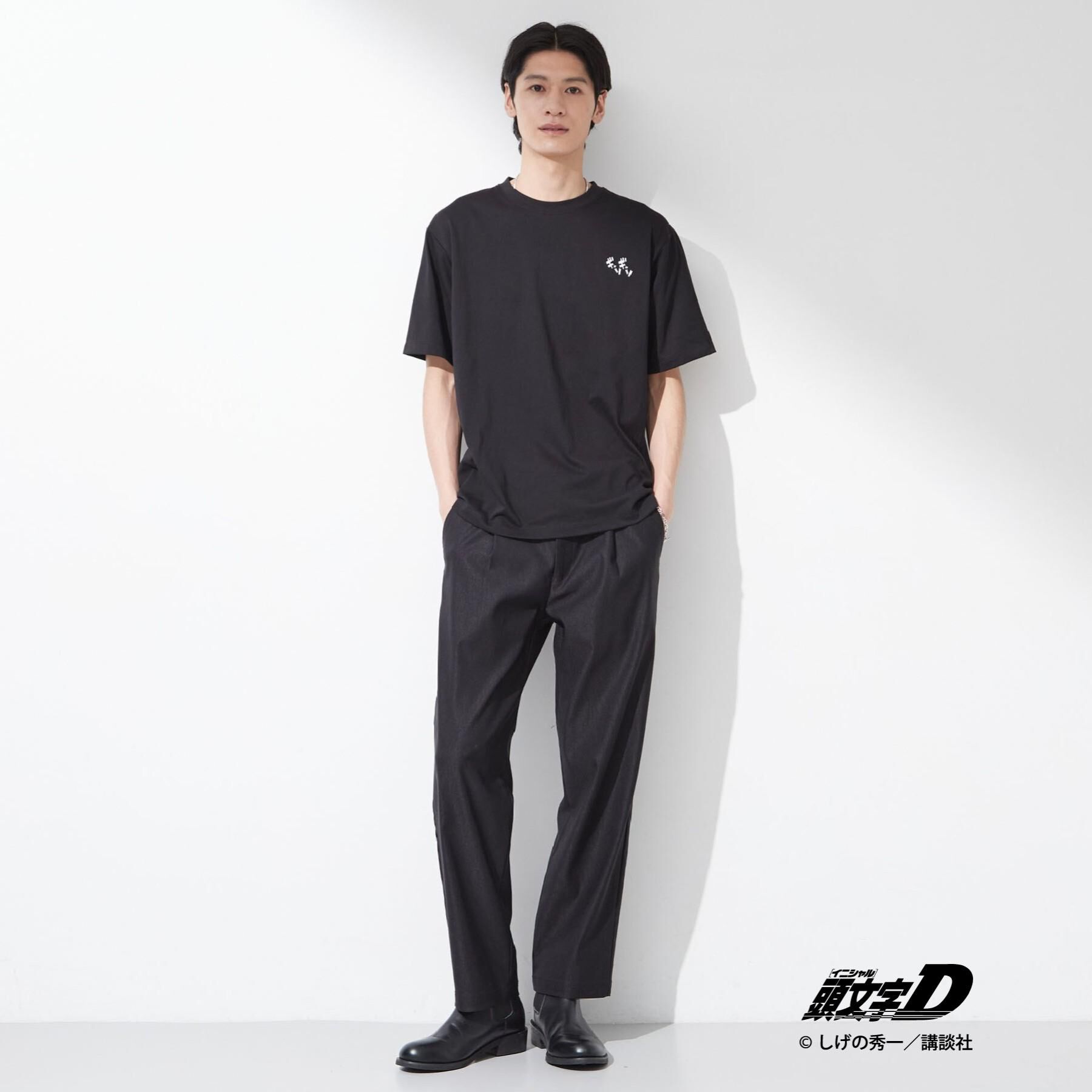 THE SHOP TK「頭文字D 別注 『タカハシ』 グラフィック半袖Tシャツ ステッカー＆チャーム付き」|Tシャツ・カットソー|