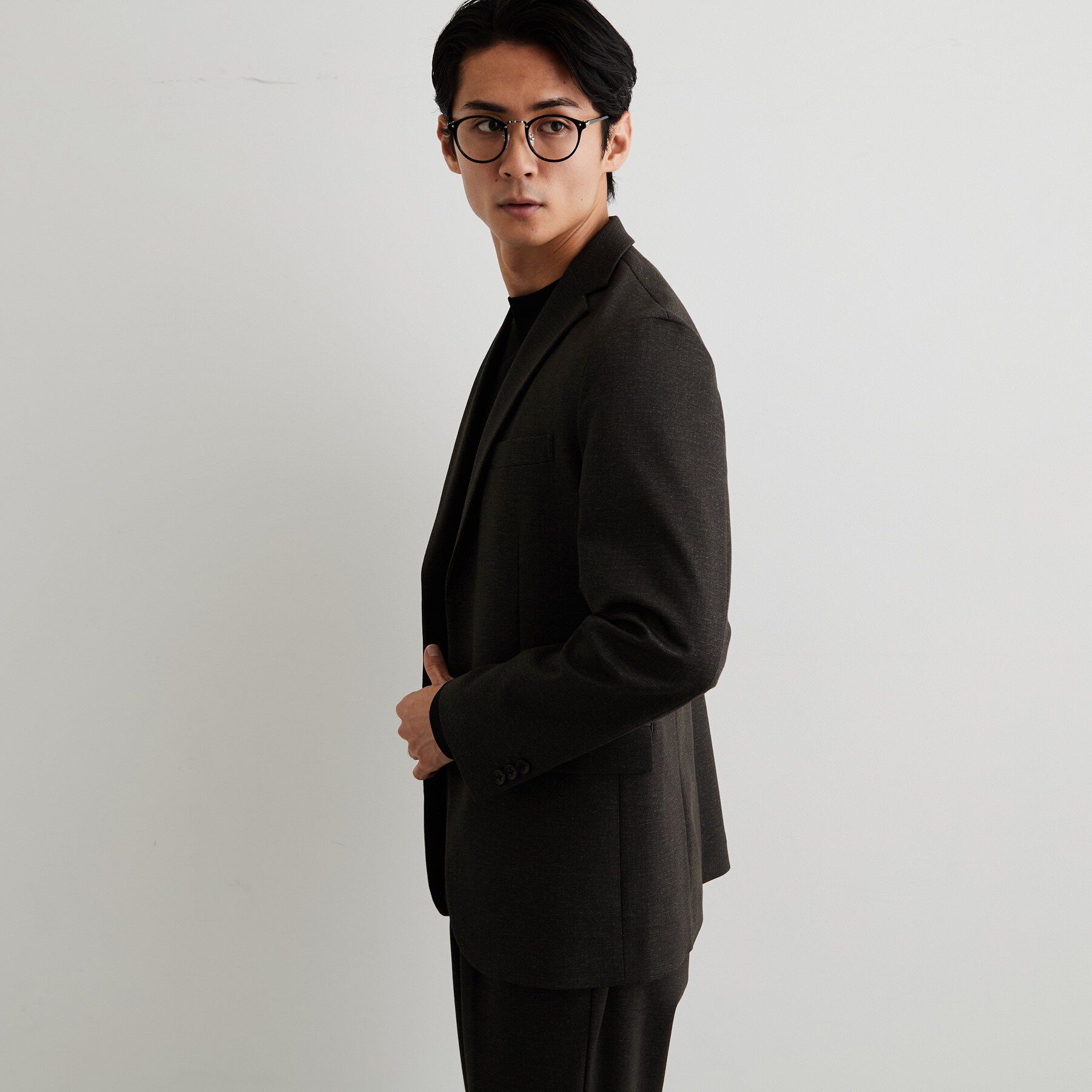 THE SHOP TK「【洗濯機OK／セットアップ可】TRジャージー ストレッチジャケット」|スーツ|