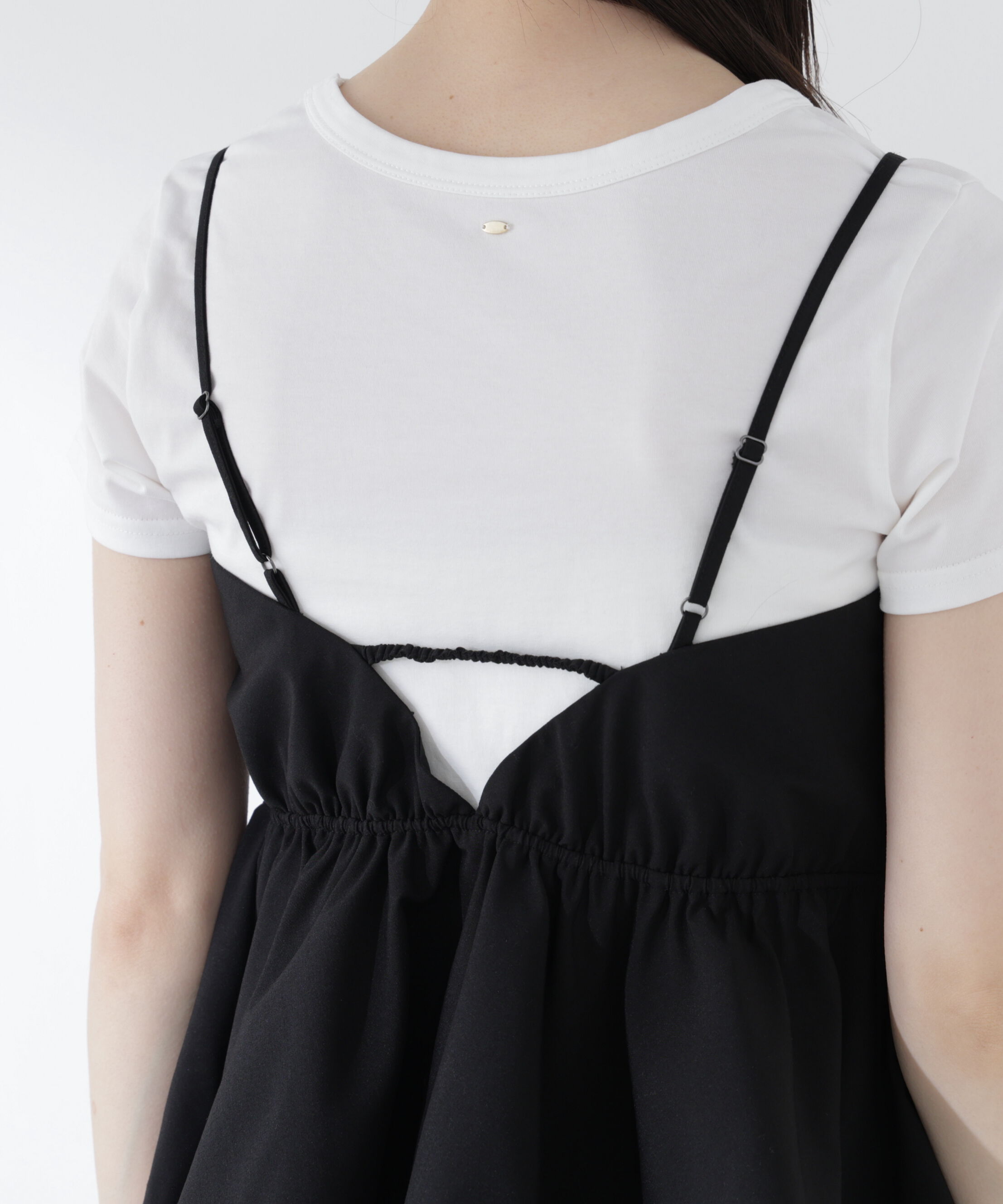 PROPORTION BODY DRESSING「〈a/mie〉ペプラムデザインキャミソール26SS」|シャツ・ブラウス|