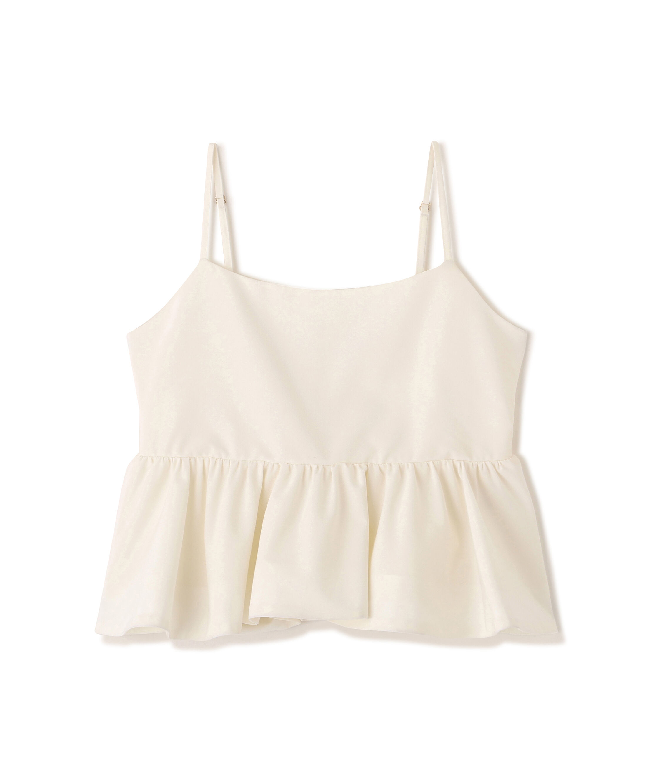PROPORTION BODY DRESSING「〈a/mie〉ペプラムデザインキャミソール26SS」|シャツ・ブラウス|
