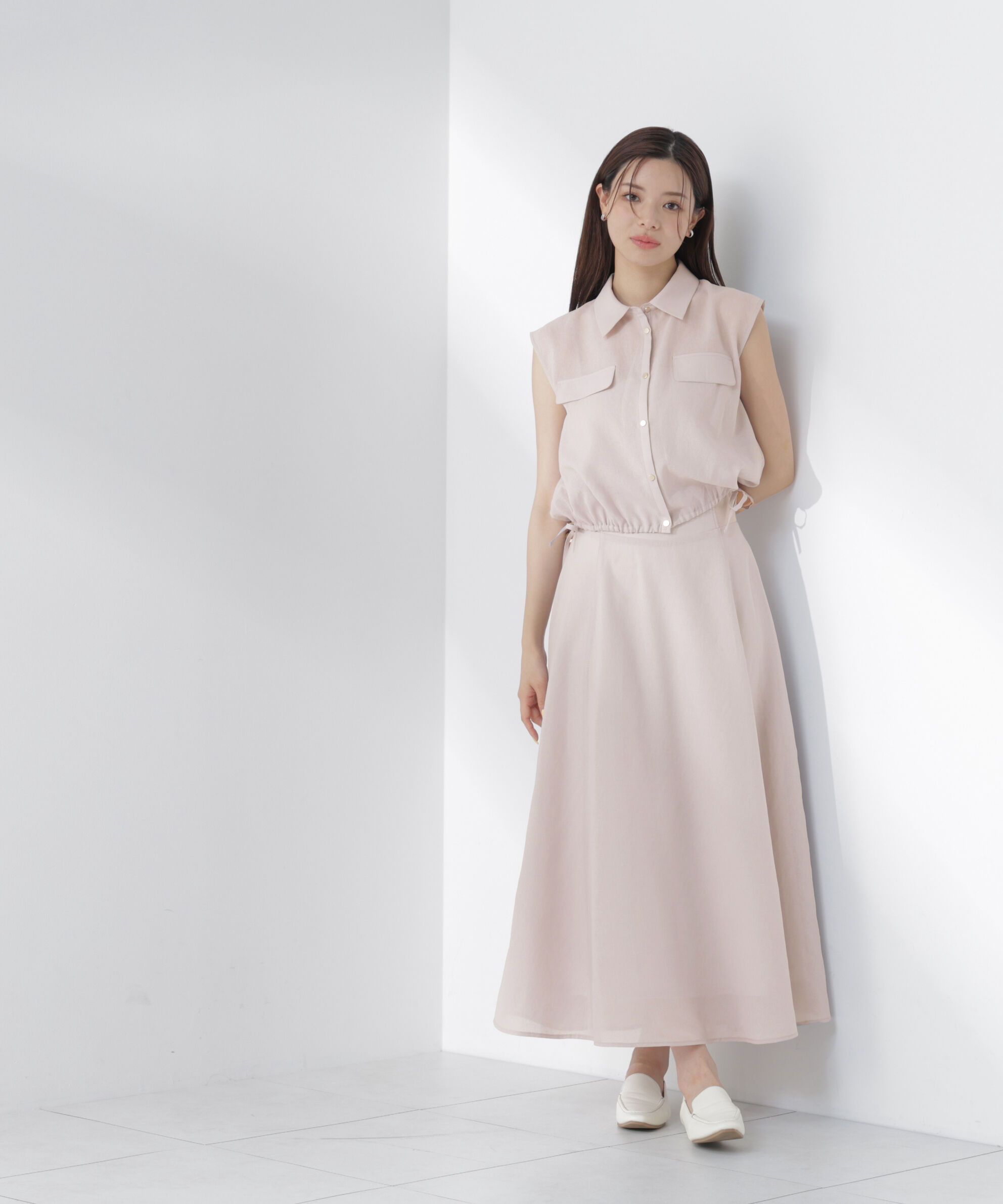 PROPORTION BODY DRESSING「フレンチスリーブ短丈シャツ」|シャツ・ブラウス|