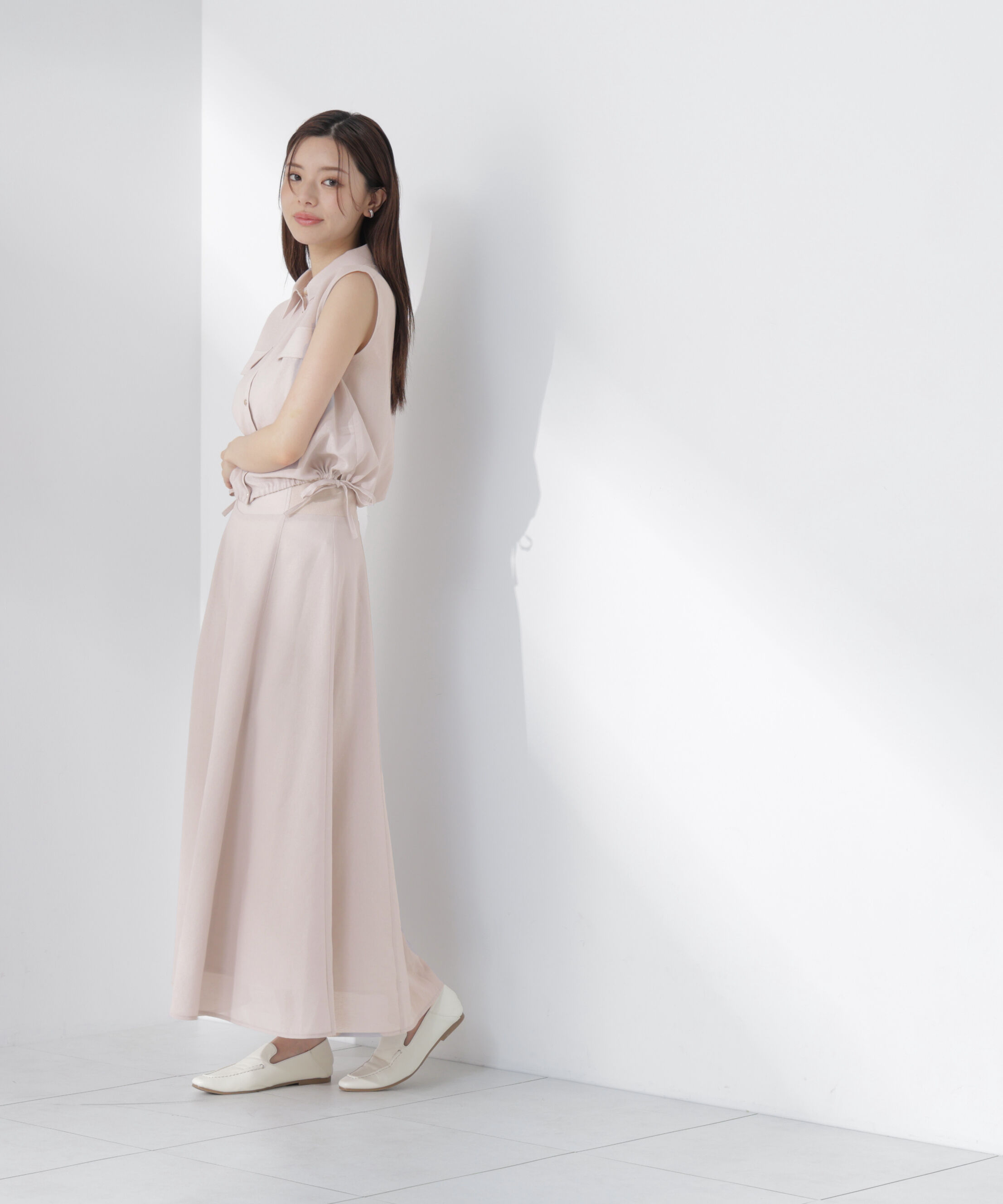 PROPORTION BODY DRESSING「フレンチスリーブ短丈シャツ」|シャツ・ブラウス|