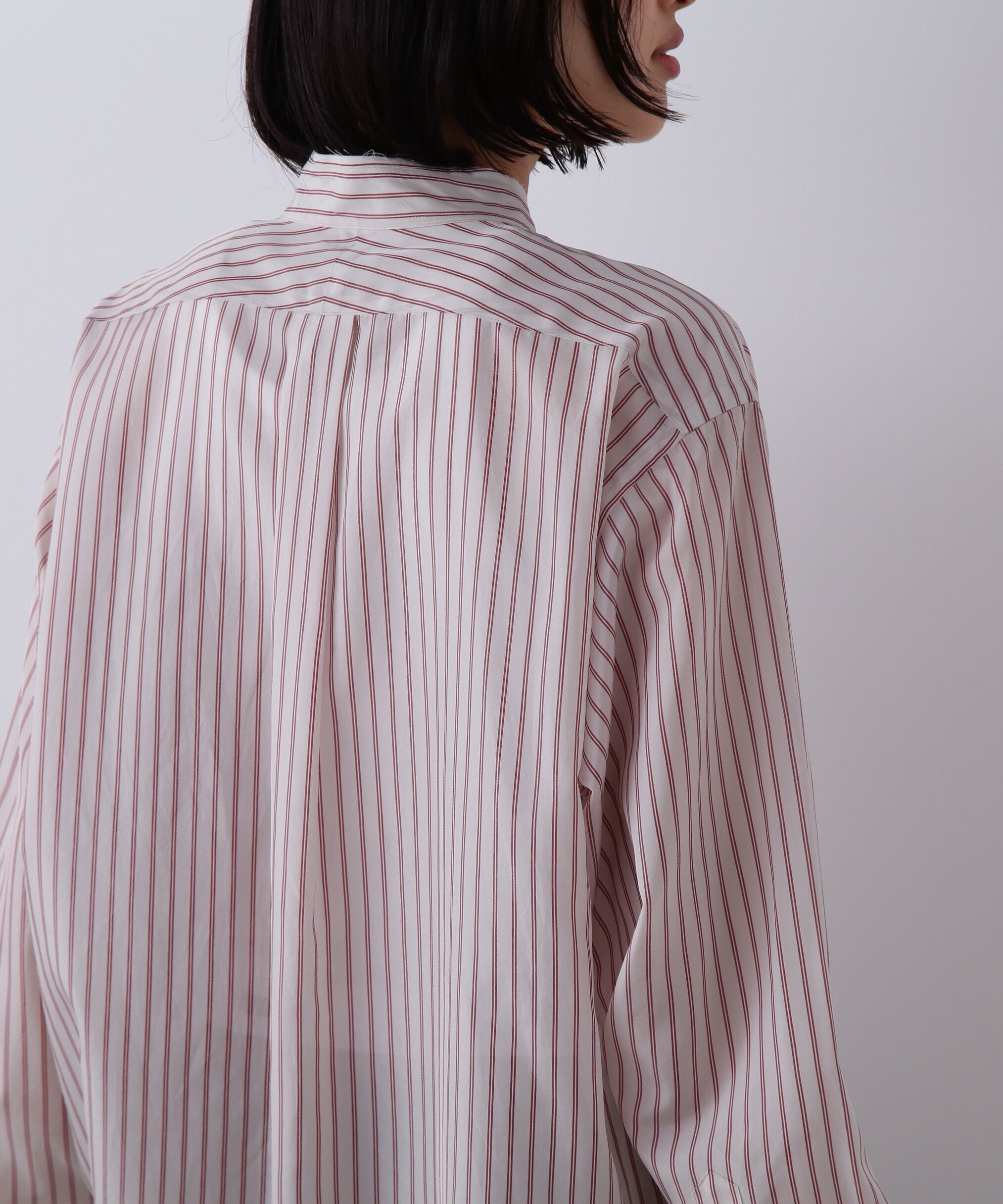 YLEVE 「YLEVE / ACETATE CUPRA STRIPE SHIRT」|シャツ・ブラウス|