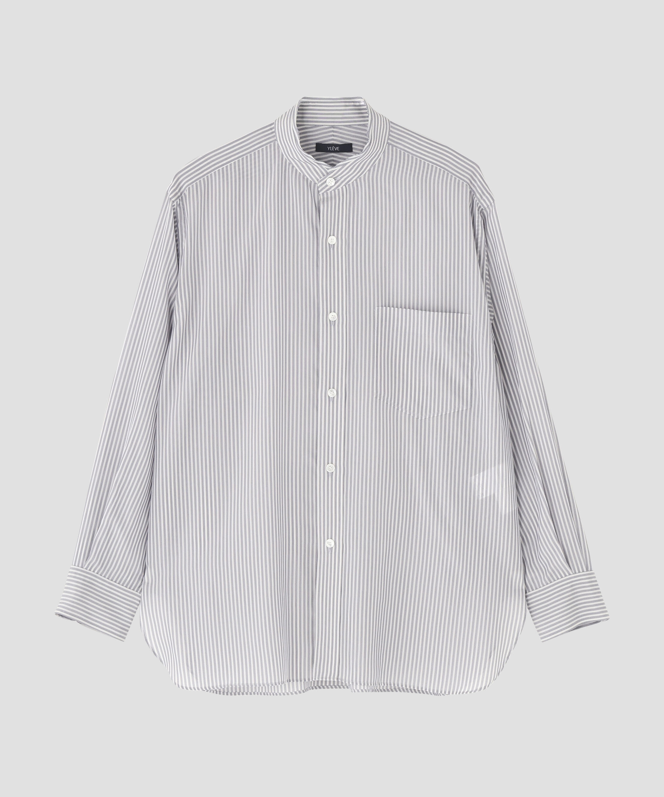 YLEVE 「YLEVE / ACETATE CUPRA STRIPE SHIRT」|シャツ・ブラウス|