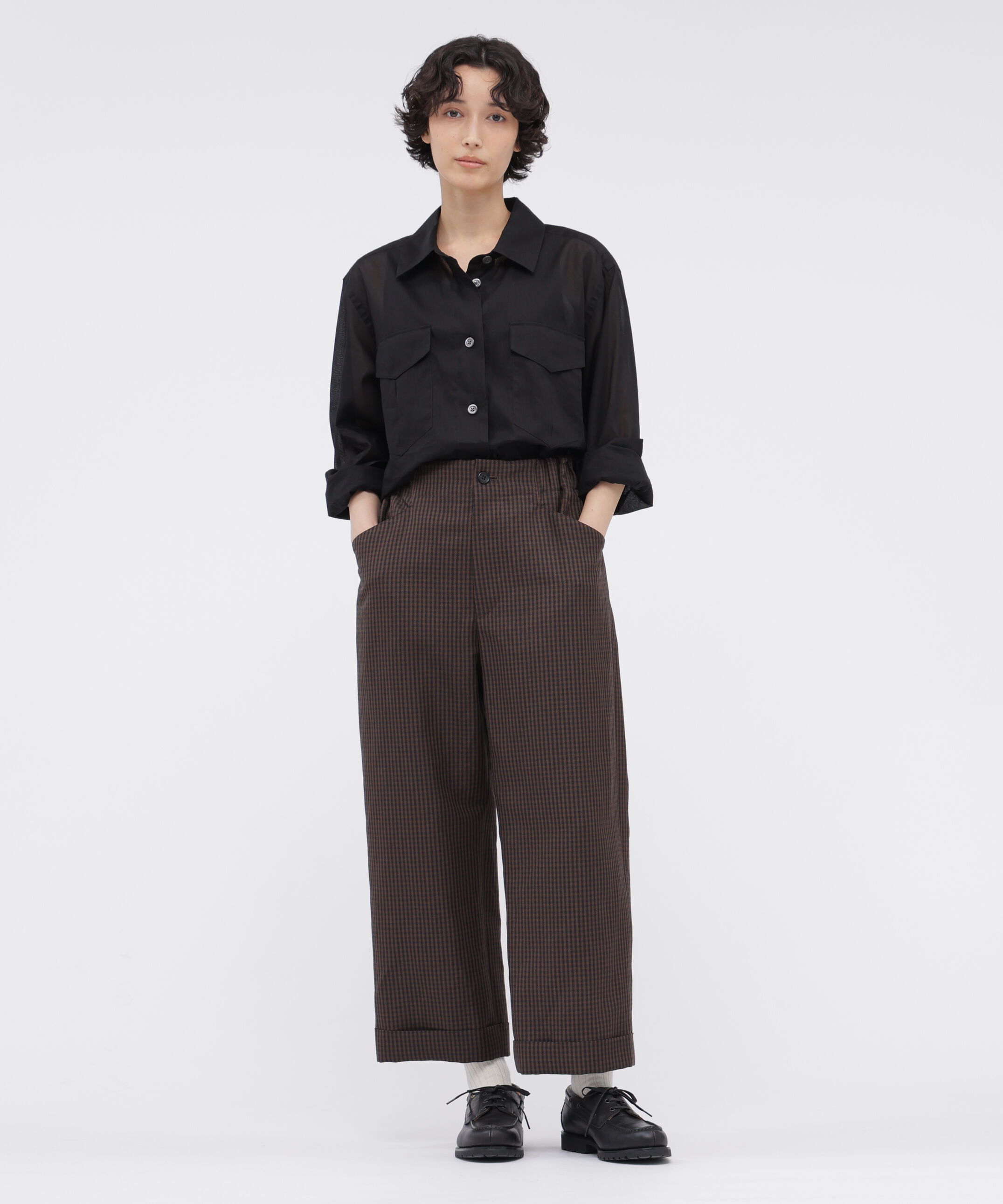  「SHEER COTTON STRIPE SHIRT」|シャツ・ブラウス|